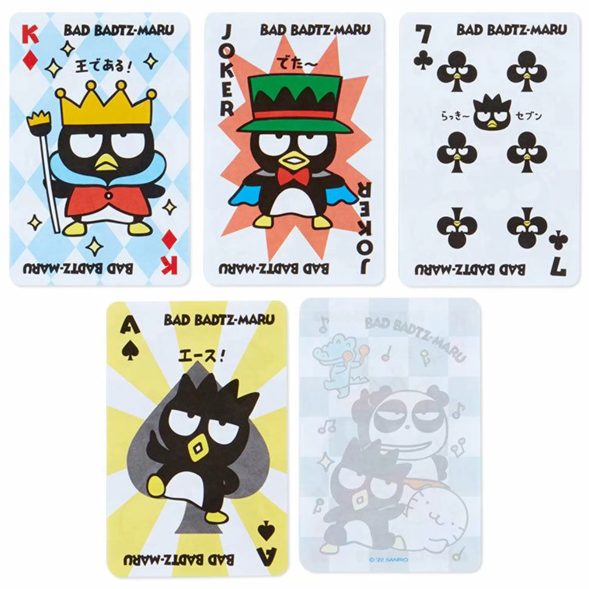 Badtz-Maru Playing Card Memo Pad^Japan Original Flash Sale