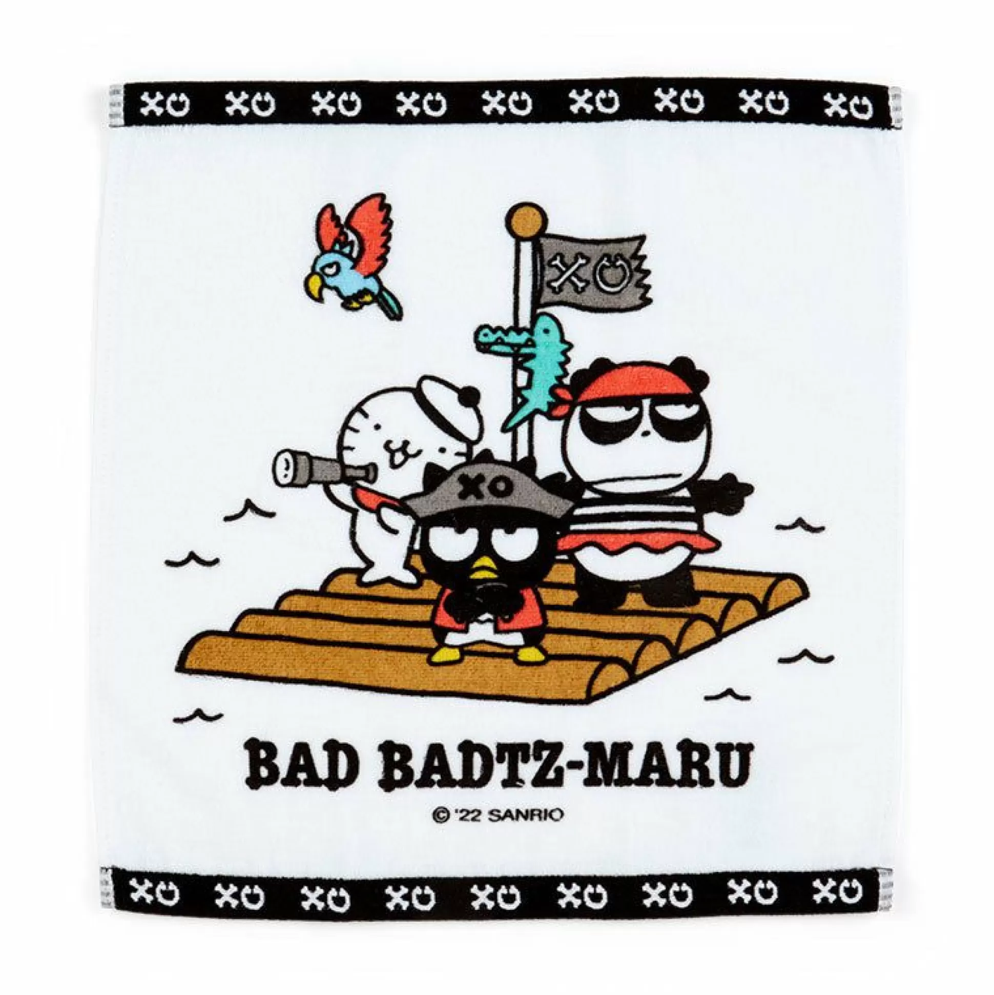 Badtz-Maru Wash Towel (Treasure Hunting Series)^Japan Original Hot