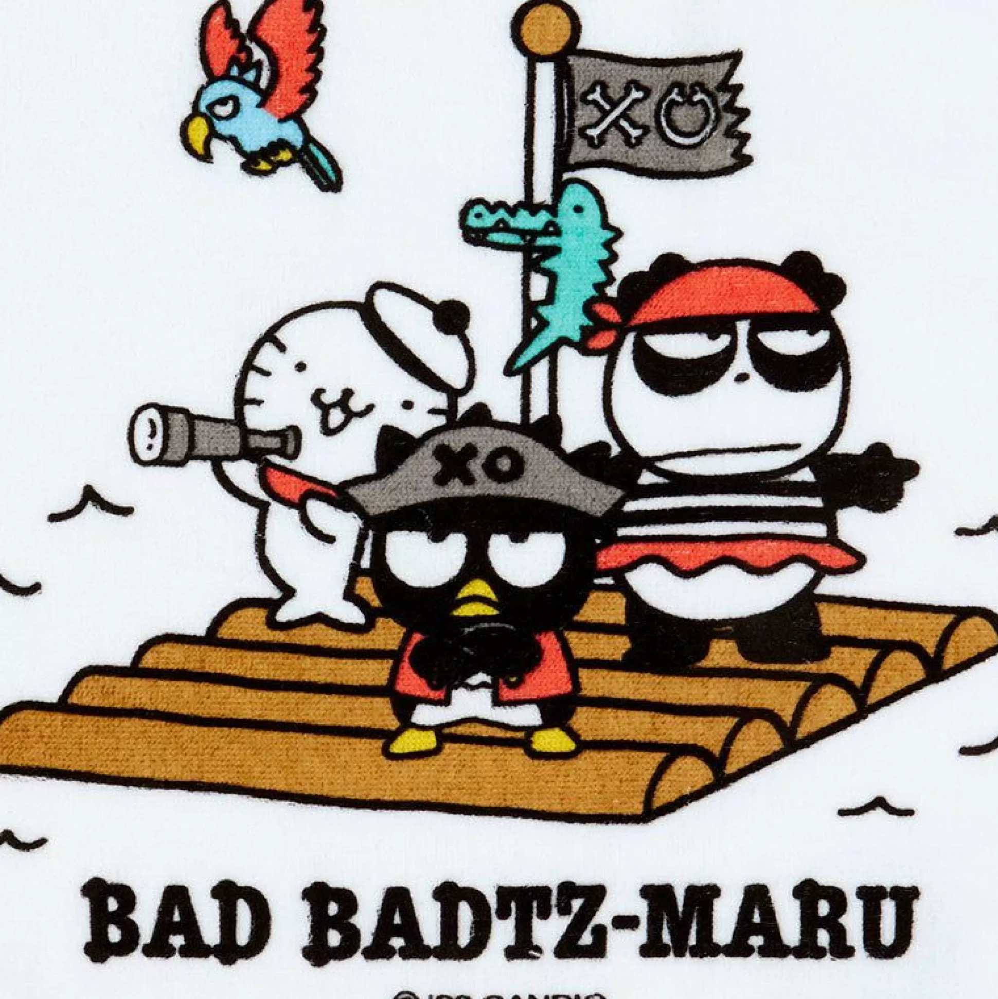 Badtz-Maru Wash Towel (Treasure Hunting Series)^Japan Original Hot