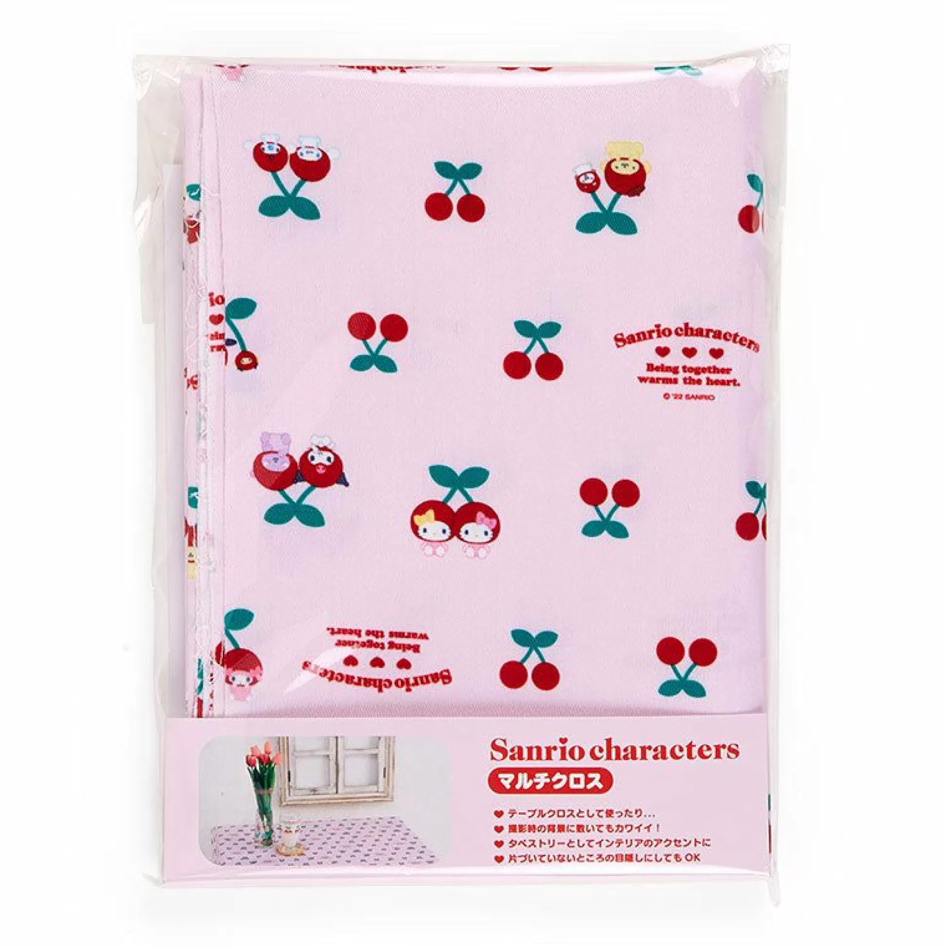 Characters Kitchen Tablecloth (Spring Cherry & Tulip Series)^Japan Original Best