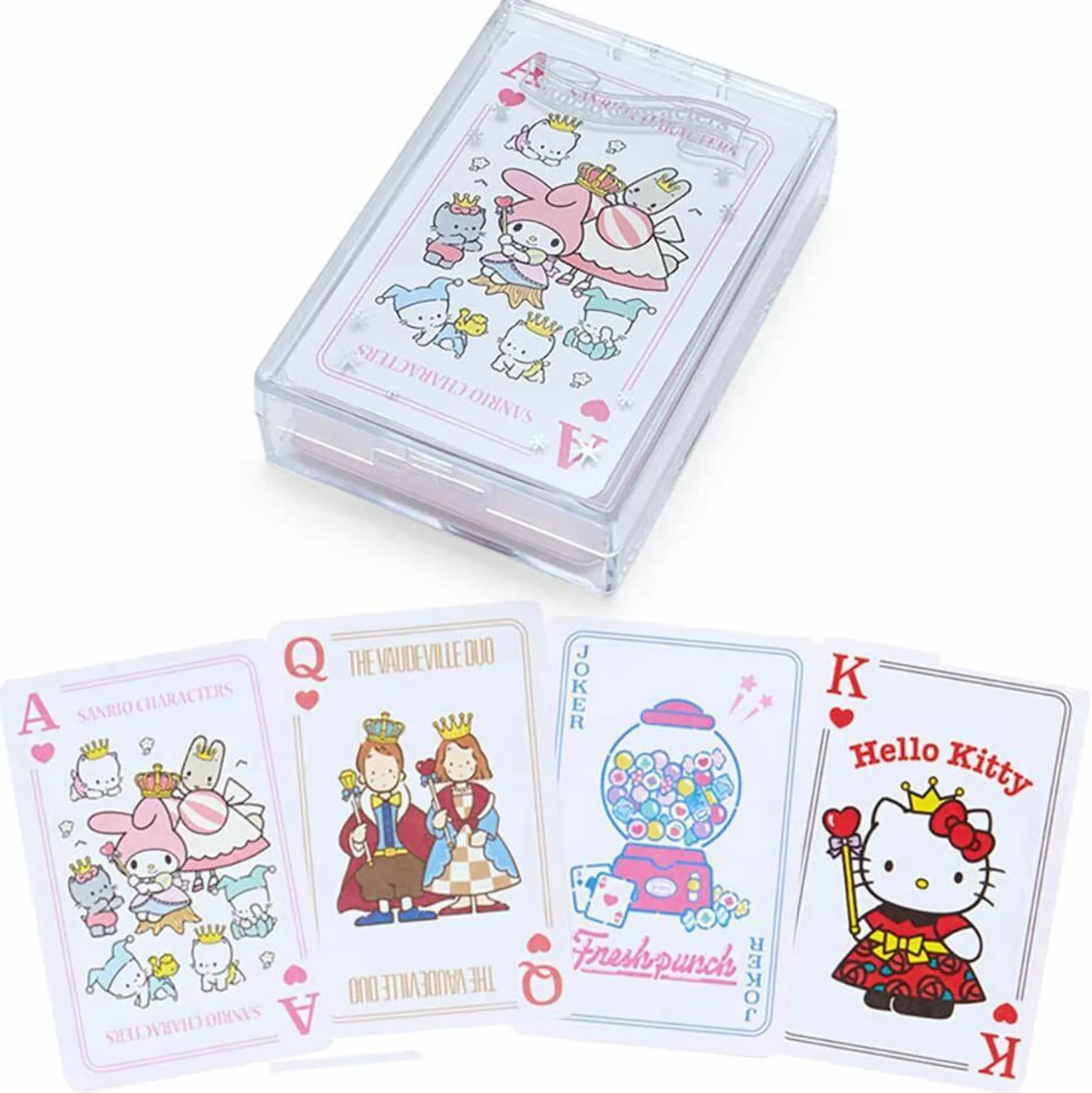 Characters Playing Card Memo Pad (Pink Mix)^Japan Original New