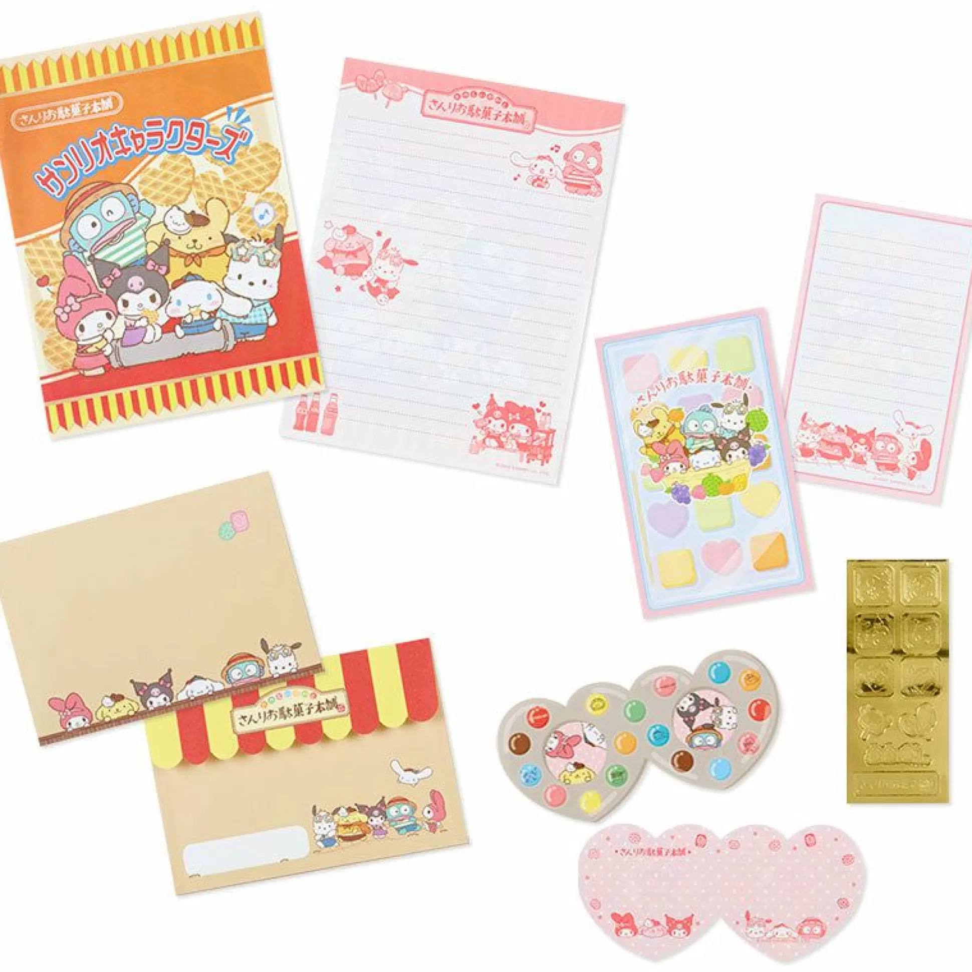 Characters Variety Letter Set (Dagashi Honpo Series)^Japan Original Online