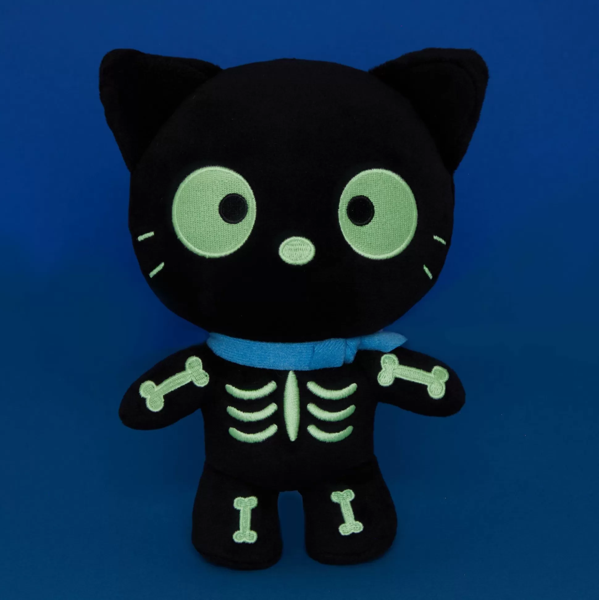 Chococat Glow-In-The-Dark 8" Skeleton Plush (Halloween 2023 Series)^HUNET GLOBAL CREATIONS INC Clearance