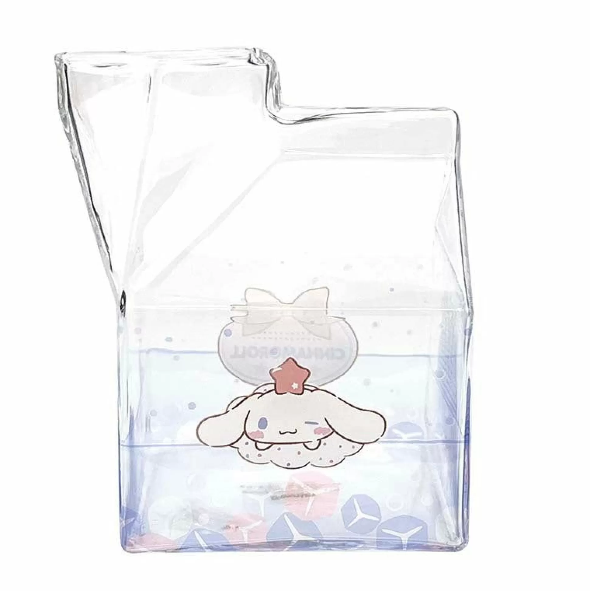 Cinnamoroll Kawaii Glass Milk Carton Cup^Global Original Discount