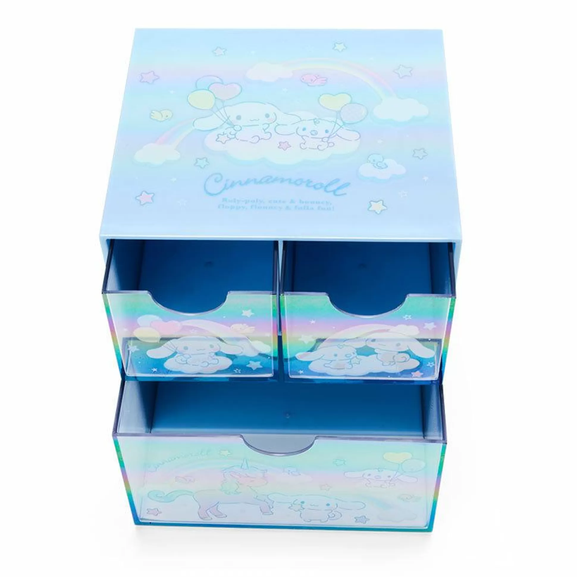 Cinnamoroll Mini Storage Chest (Glossy Aurora Series)^Japan Original Hot