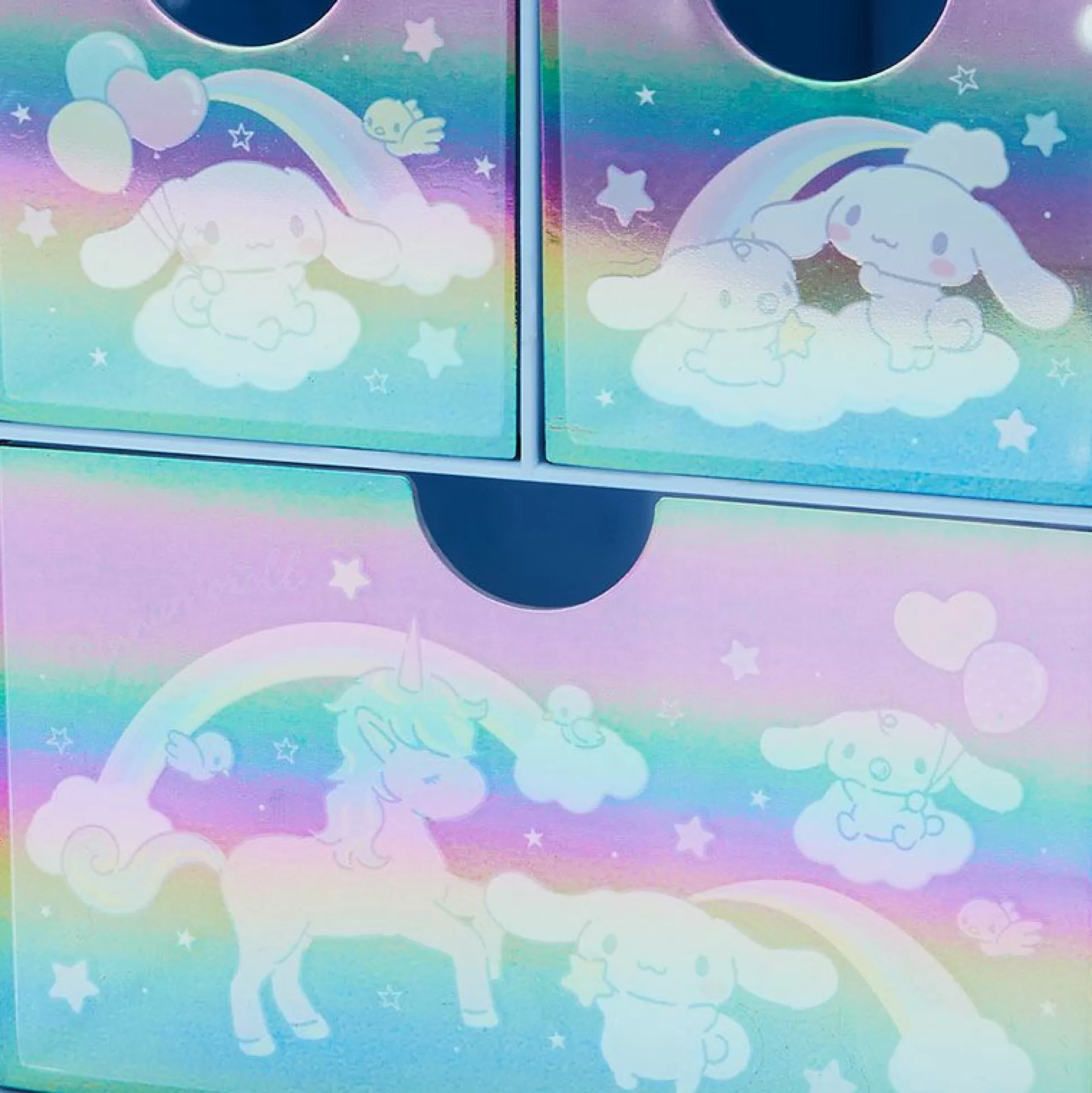 Cinnamoroll Mini Storage Chest (Glossy Aurora Series)^Japan Original Hot