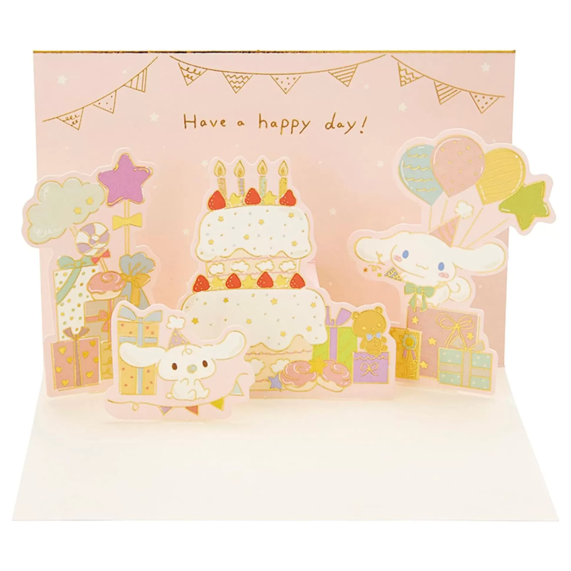 Cinnamoroll Pop-Up Birthday Greeting Card^Japan Original Sale