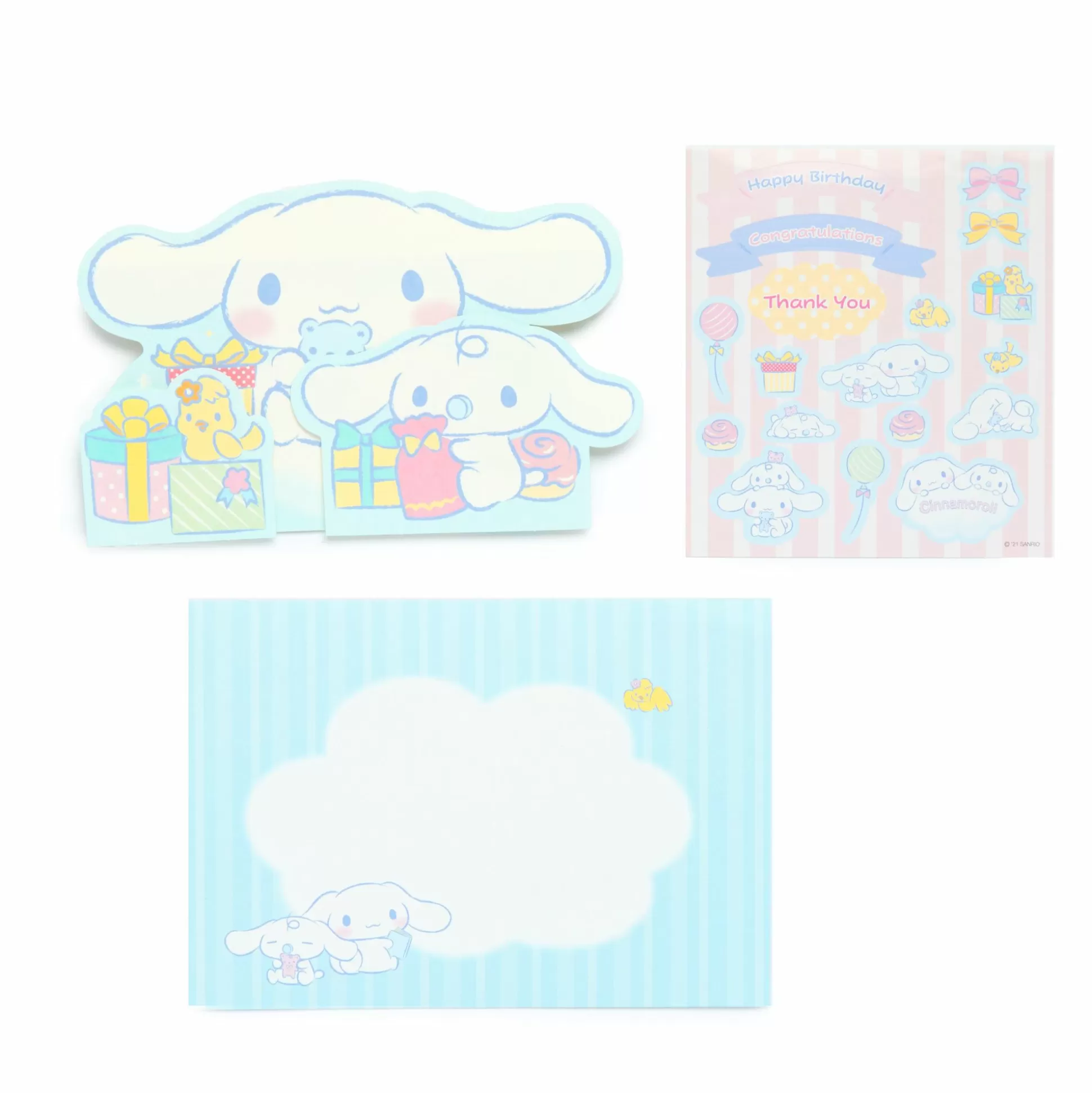 Cinnamoroll Stickers And Greeting Card^Japan Original Best