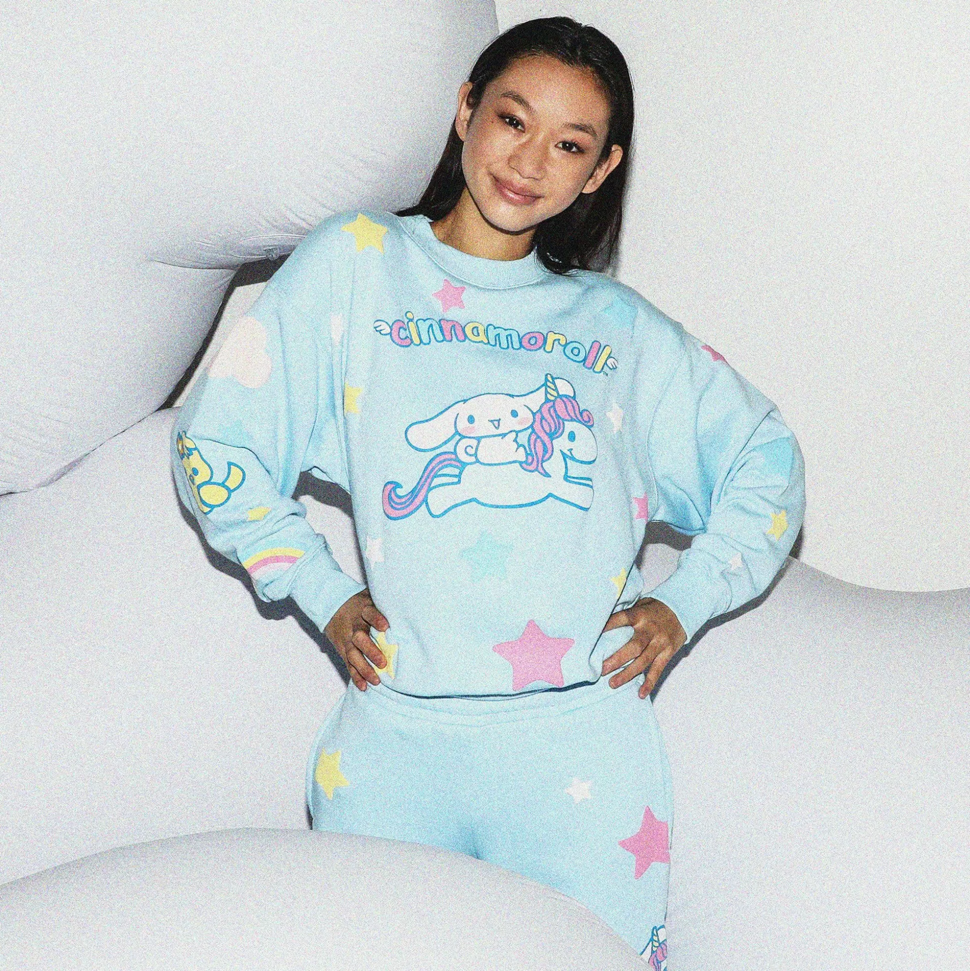 Cinnamoroll X Dumbgood Star Sweatshirt^BIOWORLD Flash Sale