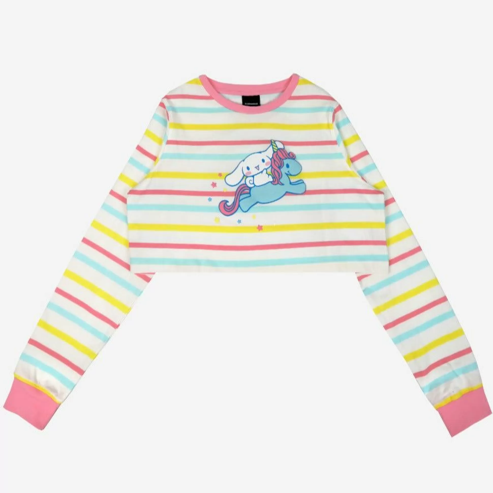 Cinnamoroll X Dumbgood Striped Crop Longsleeve^BIOWORLD Discount