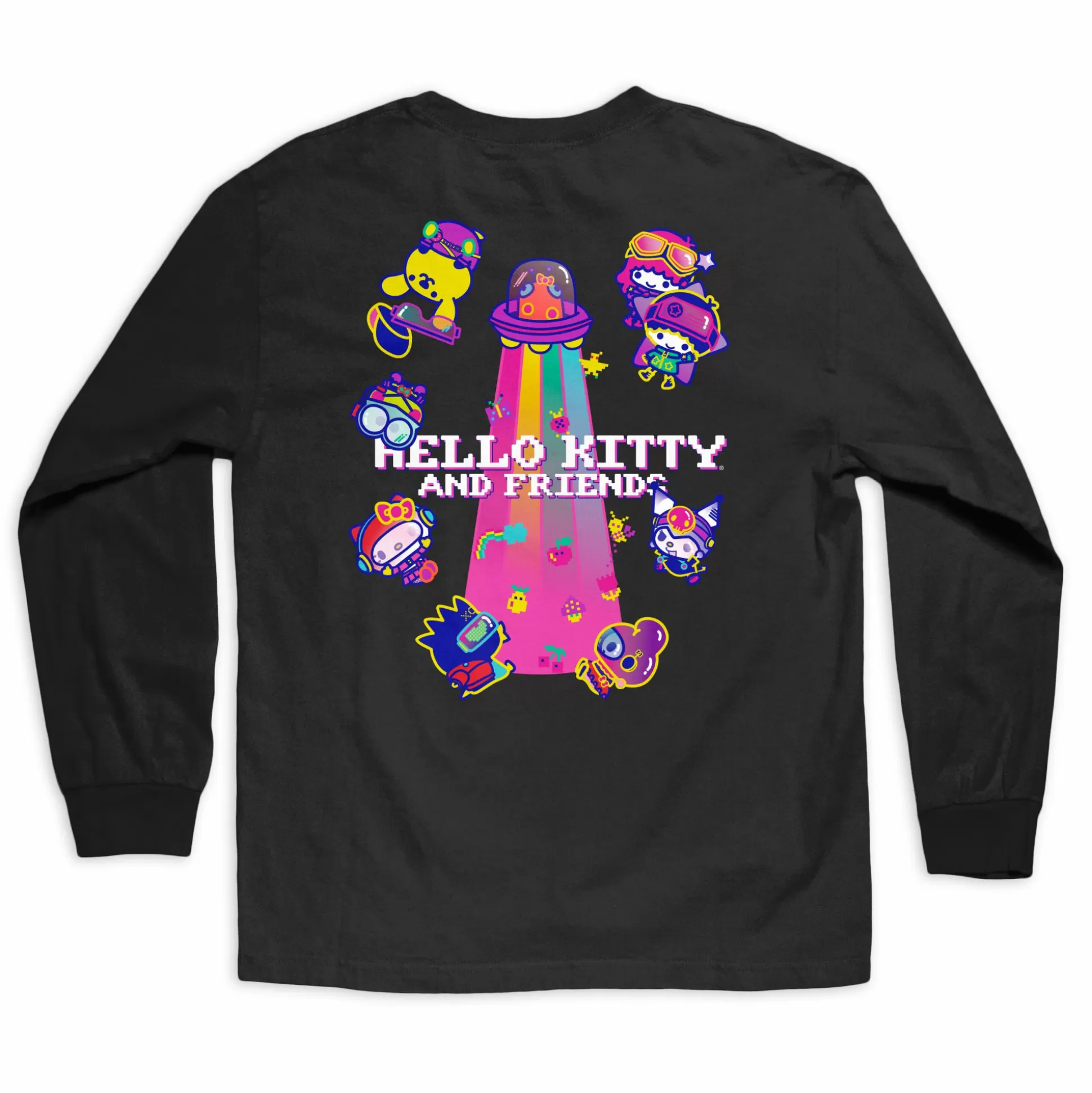 Girl X Kawaii Arcade Friends Longsleeve (Black)^Girl Skateboards Fashion