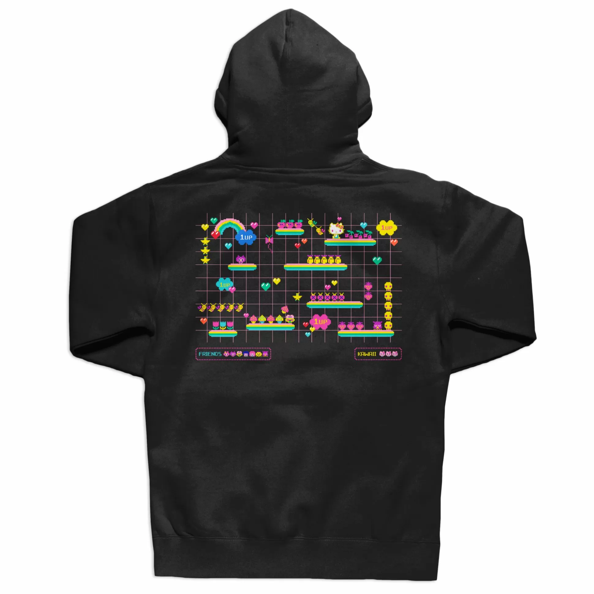 Girl X Kawaii Arcade Level Up Hoodie (Black)^Girl Skateboards Sale