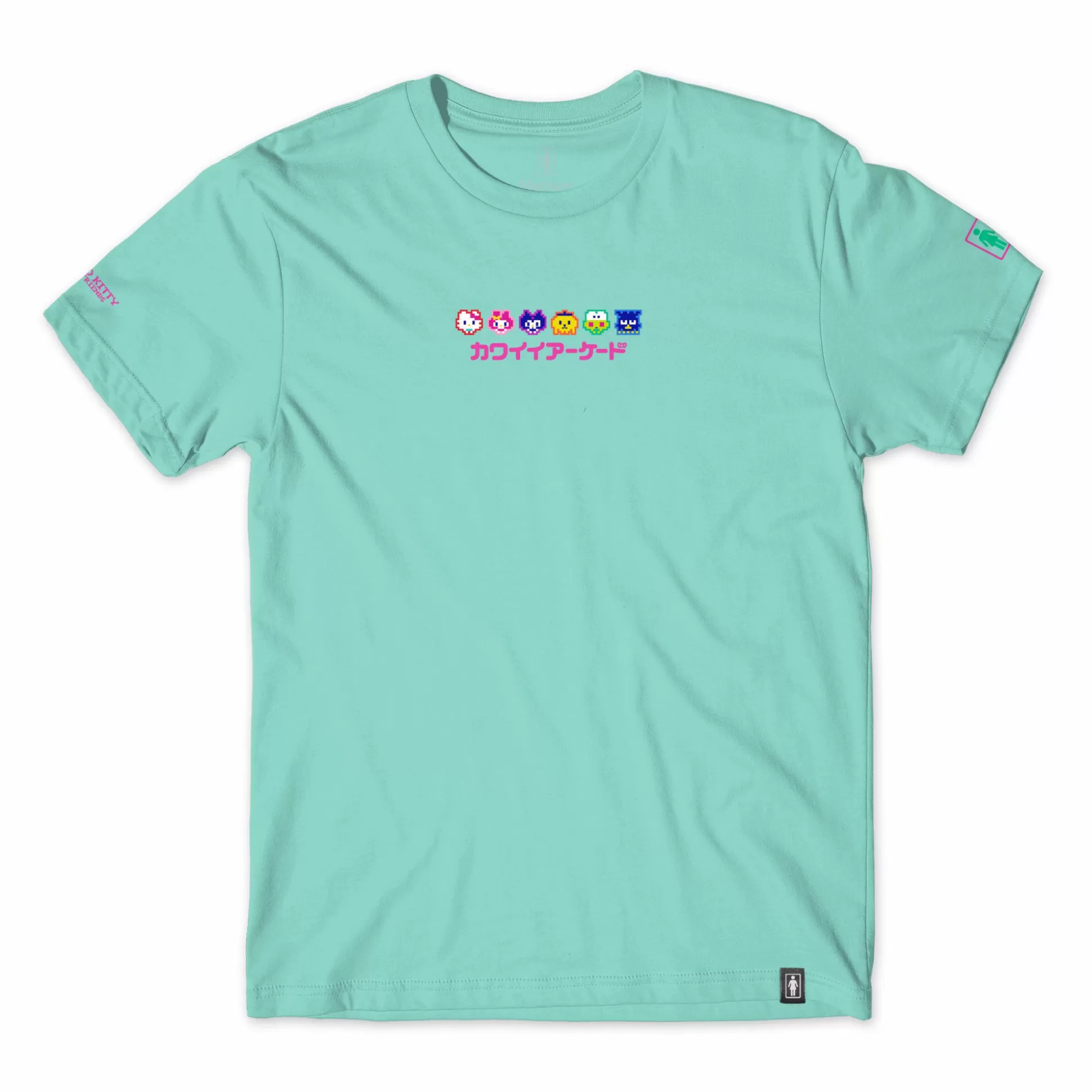 Girl X Kawaii Arcade T-Shirt (Island Reef)^Girl Skateboards Shop