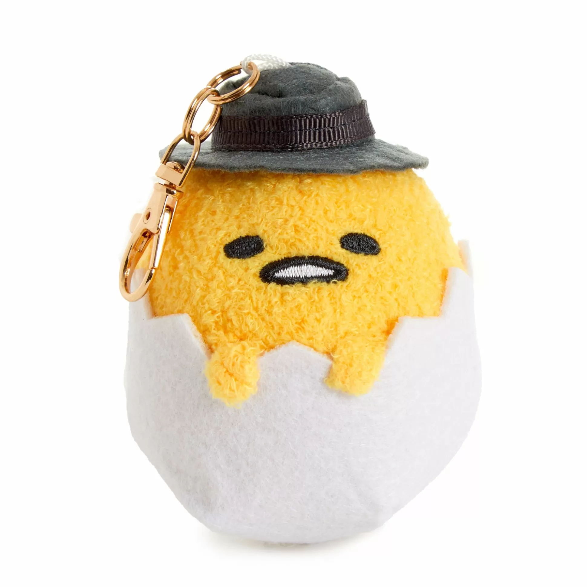 Gudetama Fedora Mascot Plush (An Eggcellent Adventure Series)^Global Original Hot