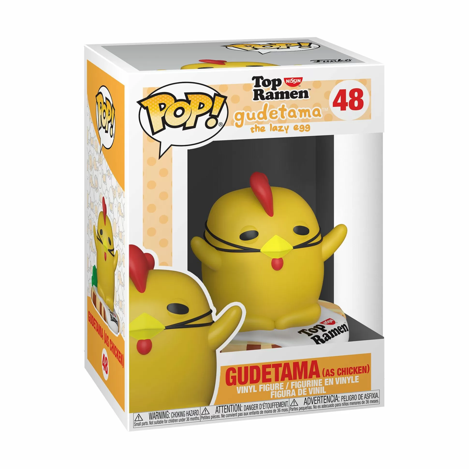 Gudetama Pop! (No. 48 Top Ramen Chicken)^Funko Online