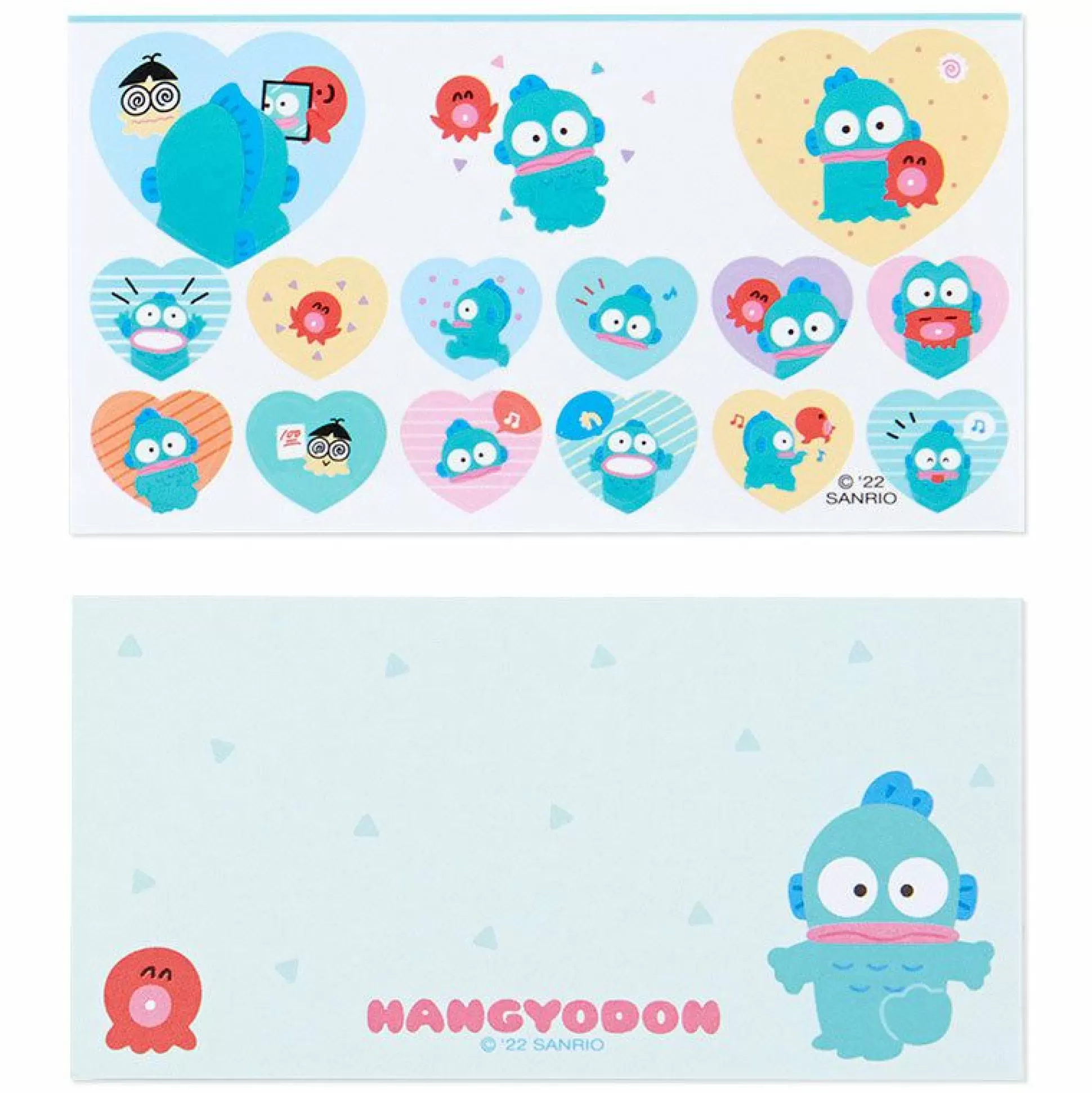 Hangyodon Memo Pad With Keychain Case^Japan Original Shop