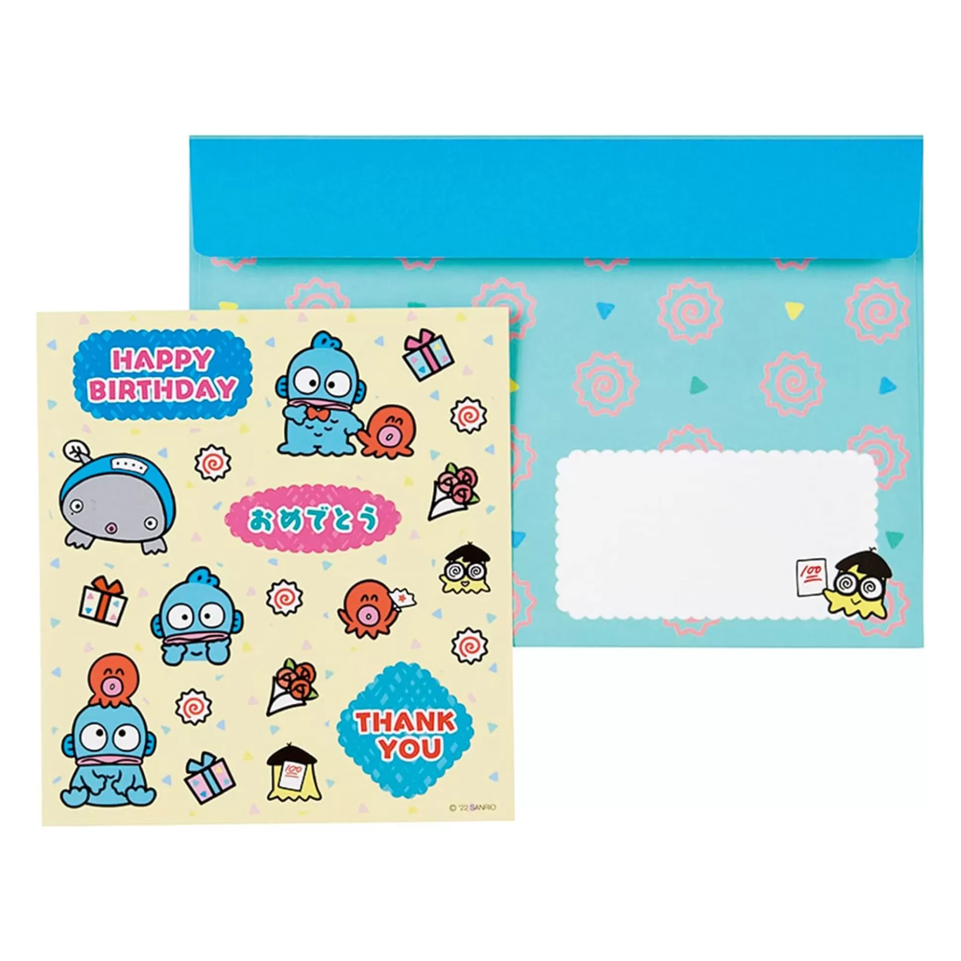 Hangyodon Stickers And Greeting Card (Small Gift Series)^Japan Original Outlet