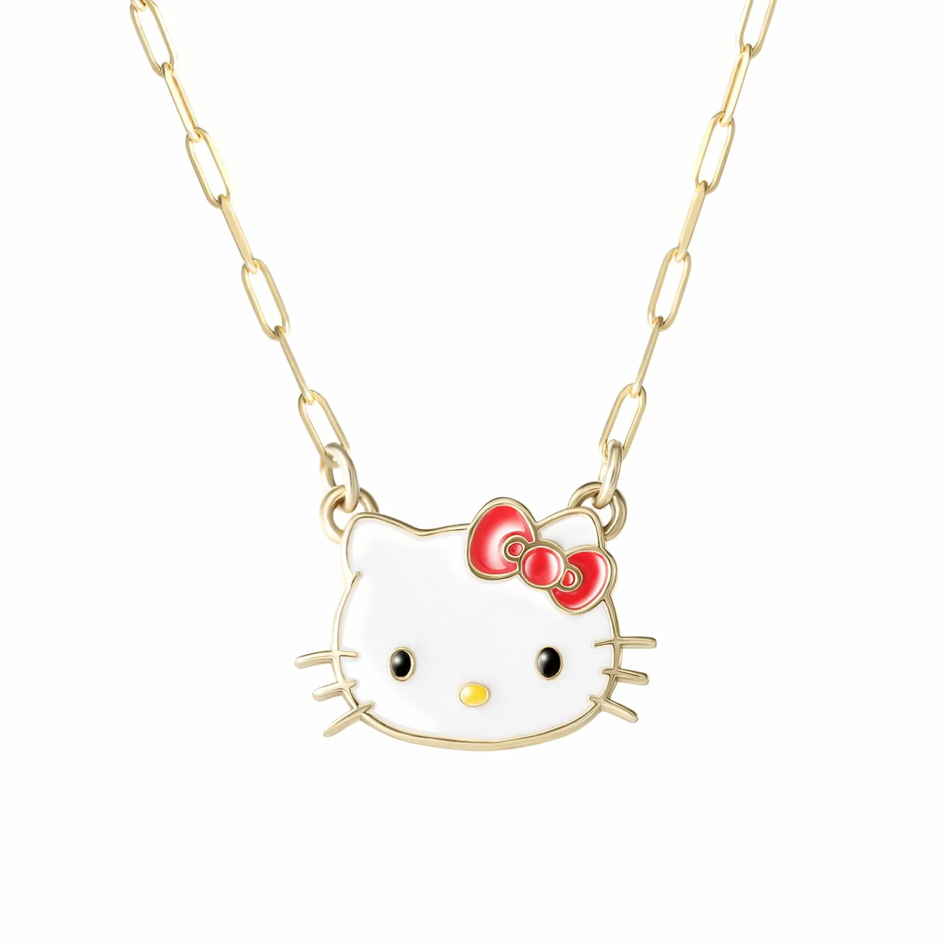 Hello Kitty 10K Yellow Gold Mini Link Necklace^JACMEL JEWELRY INC Outlet