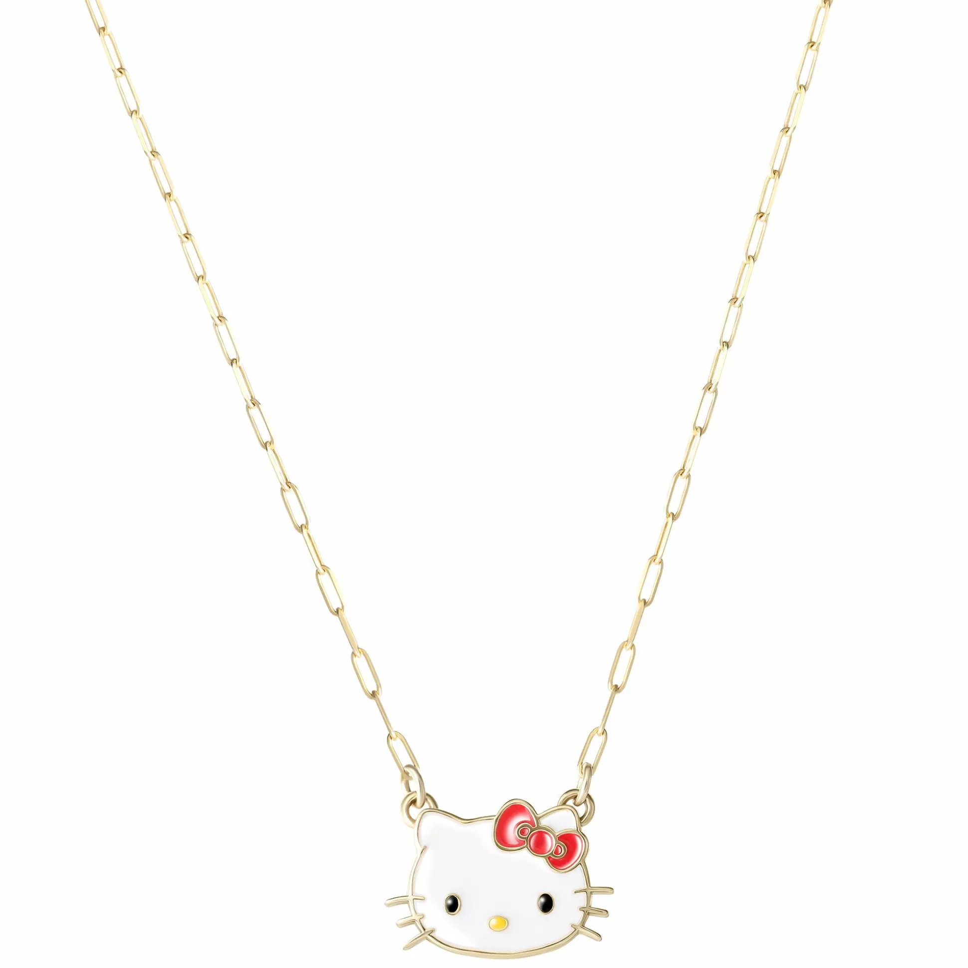 Hello Kitty 10K Yellow Gold Mini Link Necklace^JACMEL JEWELRY INC Outlet