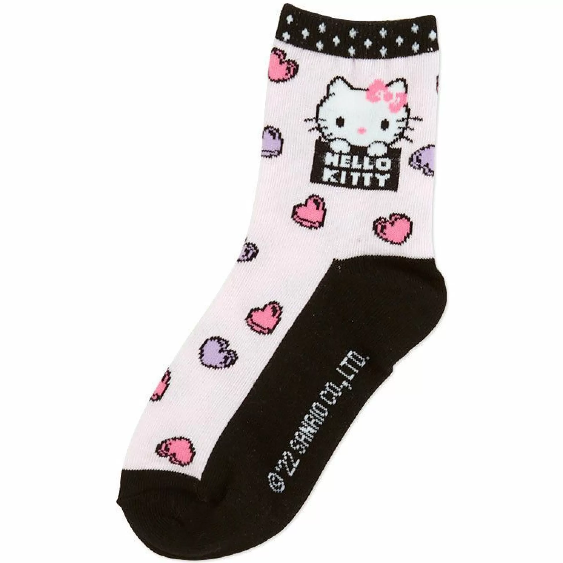 Hello Kitty 3-Pair Kids Crew Sock Set (Purple)^Japan Original Shop