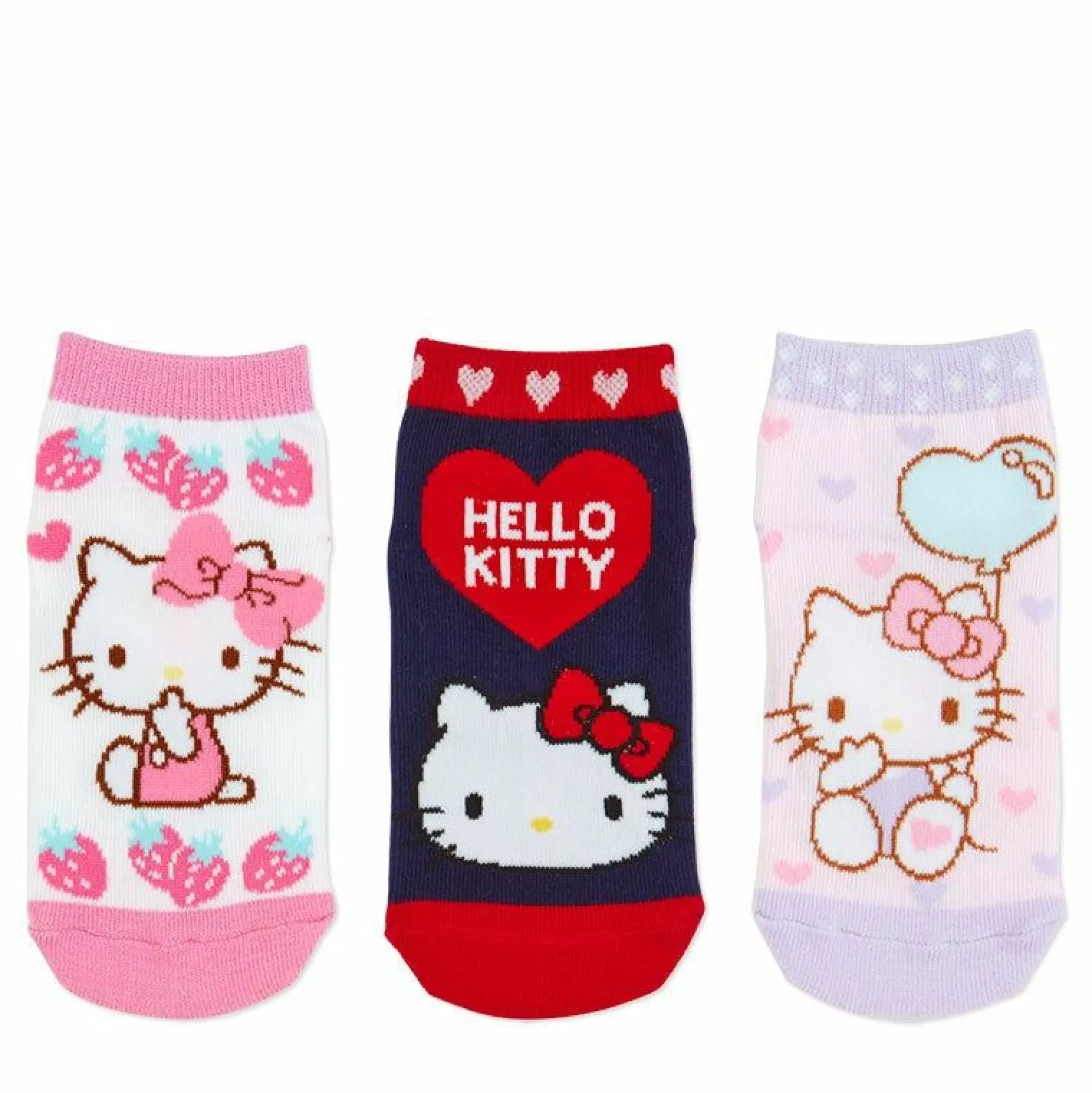 Hello Kitty 3-Pair Kids Sock Set^Japan Original Online