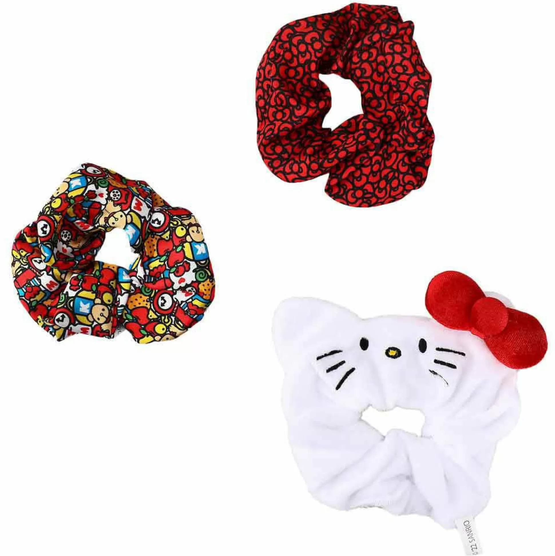 Hello Kitty 3-Piece Scrunchie Set^BIOWORLD Discount