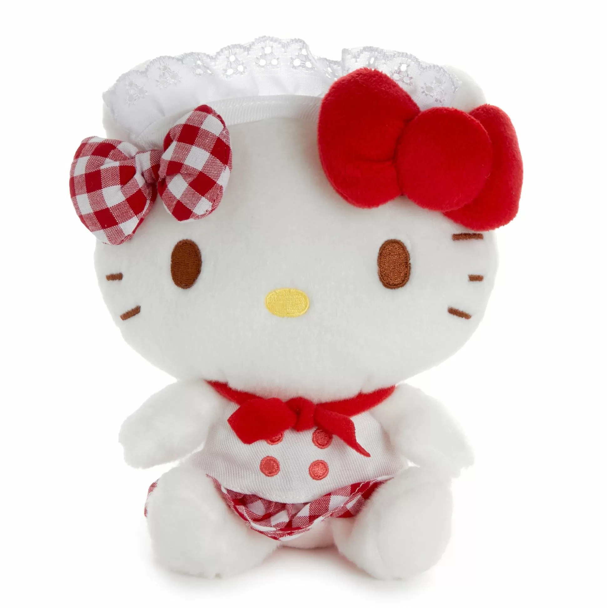 Hello Kitty 7" Plush (Gingham Cafe Series)^NAKAJIMA CORPORATION Flash Sale