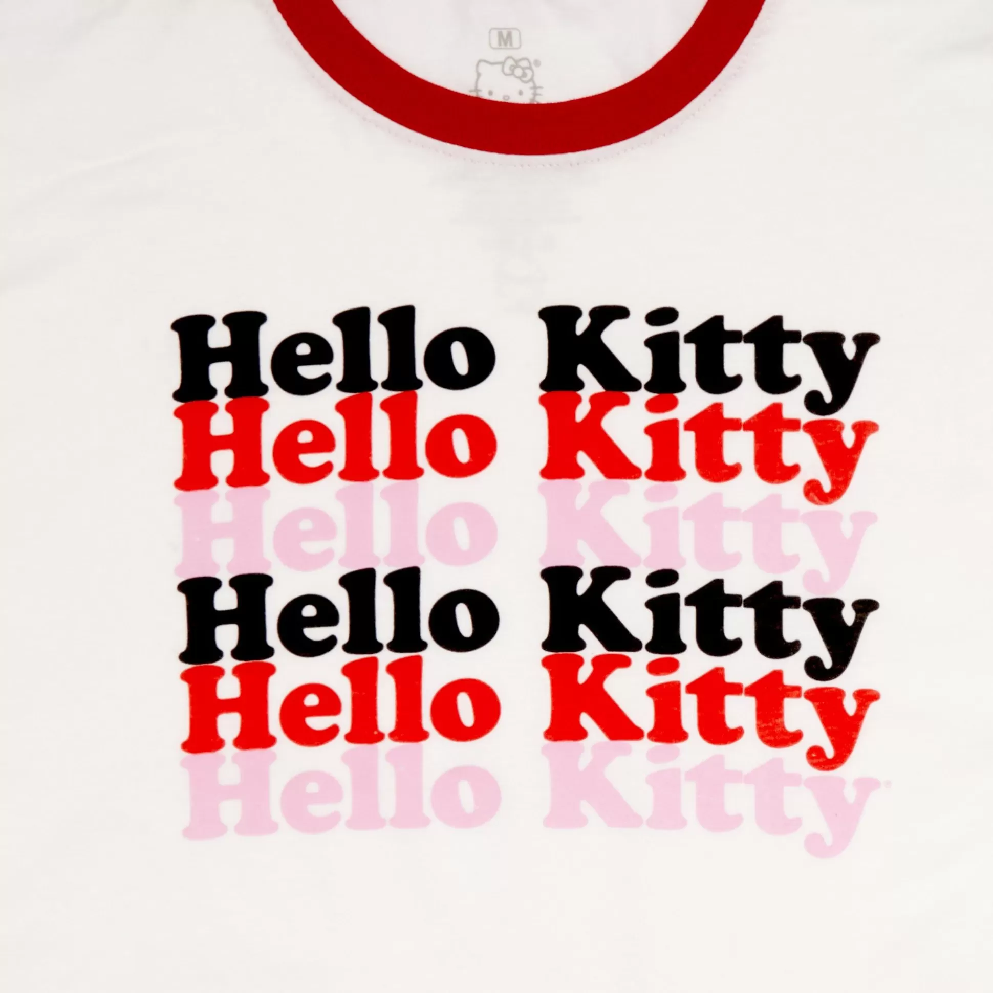 Hello Kitty Original Logo Ringer Tee^RIPPLE JUNCTION Flash Sale