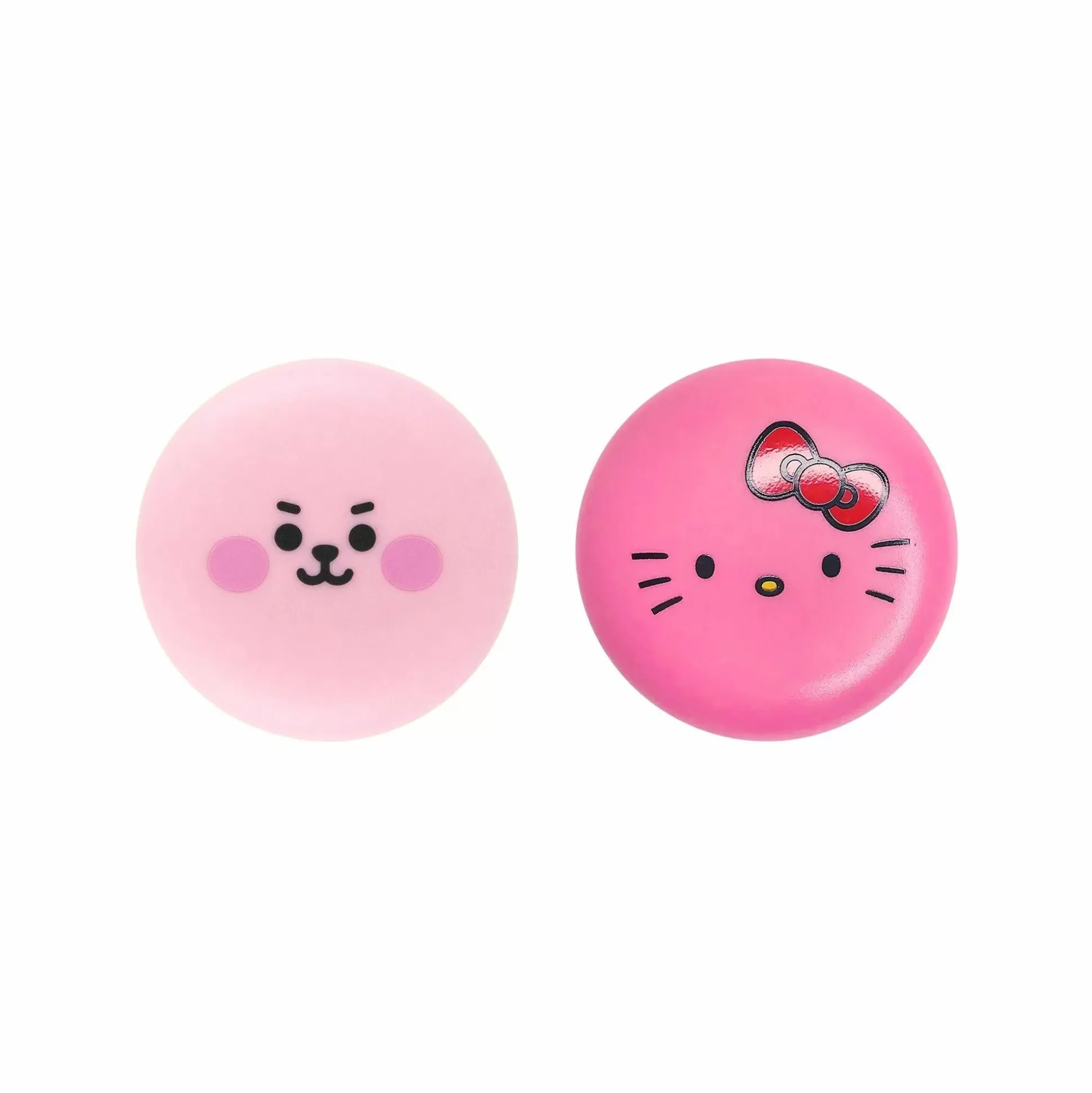 Hello Kitty & Bt21 Cooky Moisturizing Macaron Lip Balm Duo^The Crème Shop Cheap