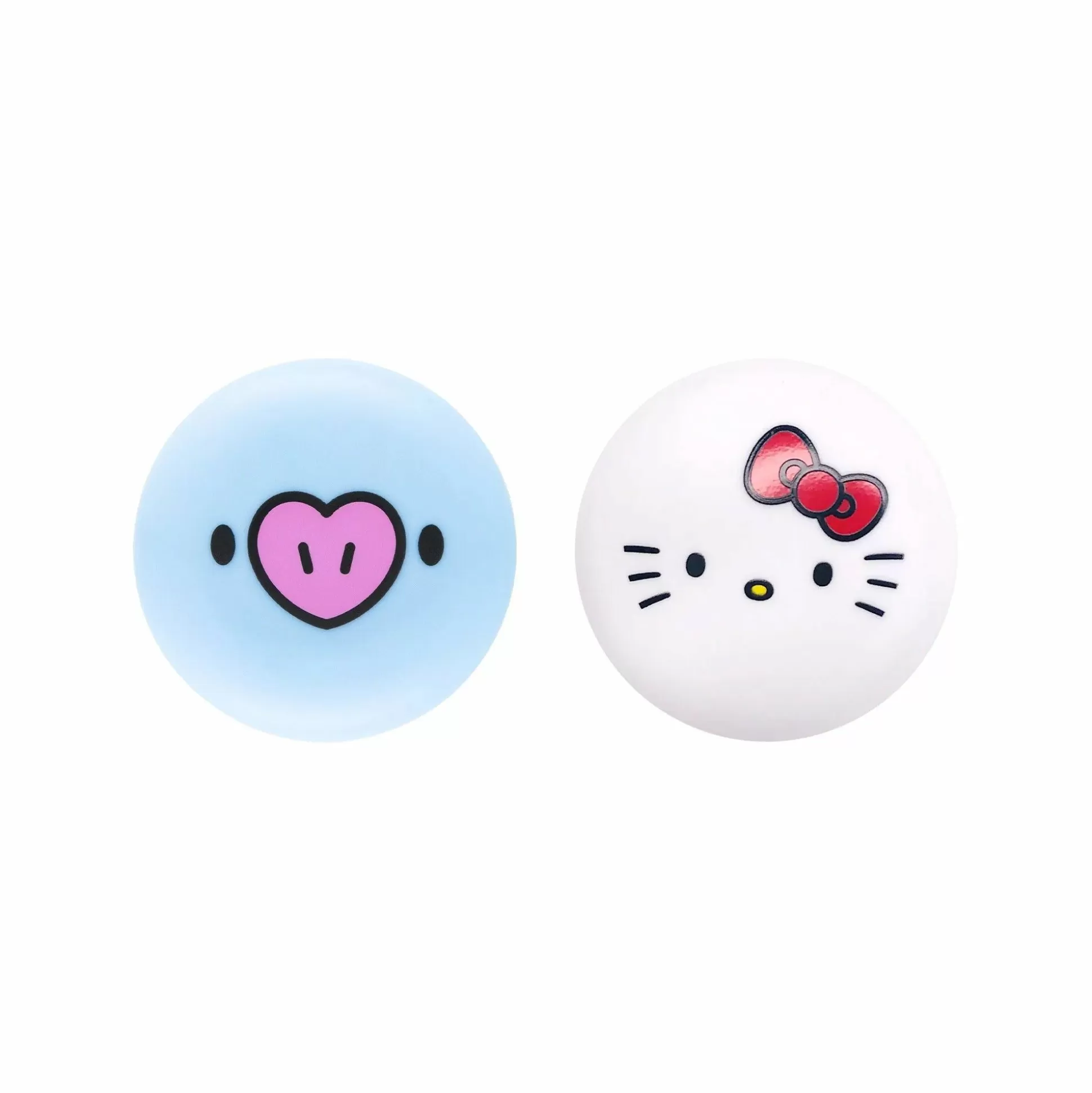 Hello Kitty & Bt21 Mang Moisturizing Macaron Lip Balm Duo^The Crème Shop Hot