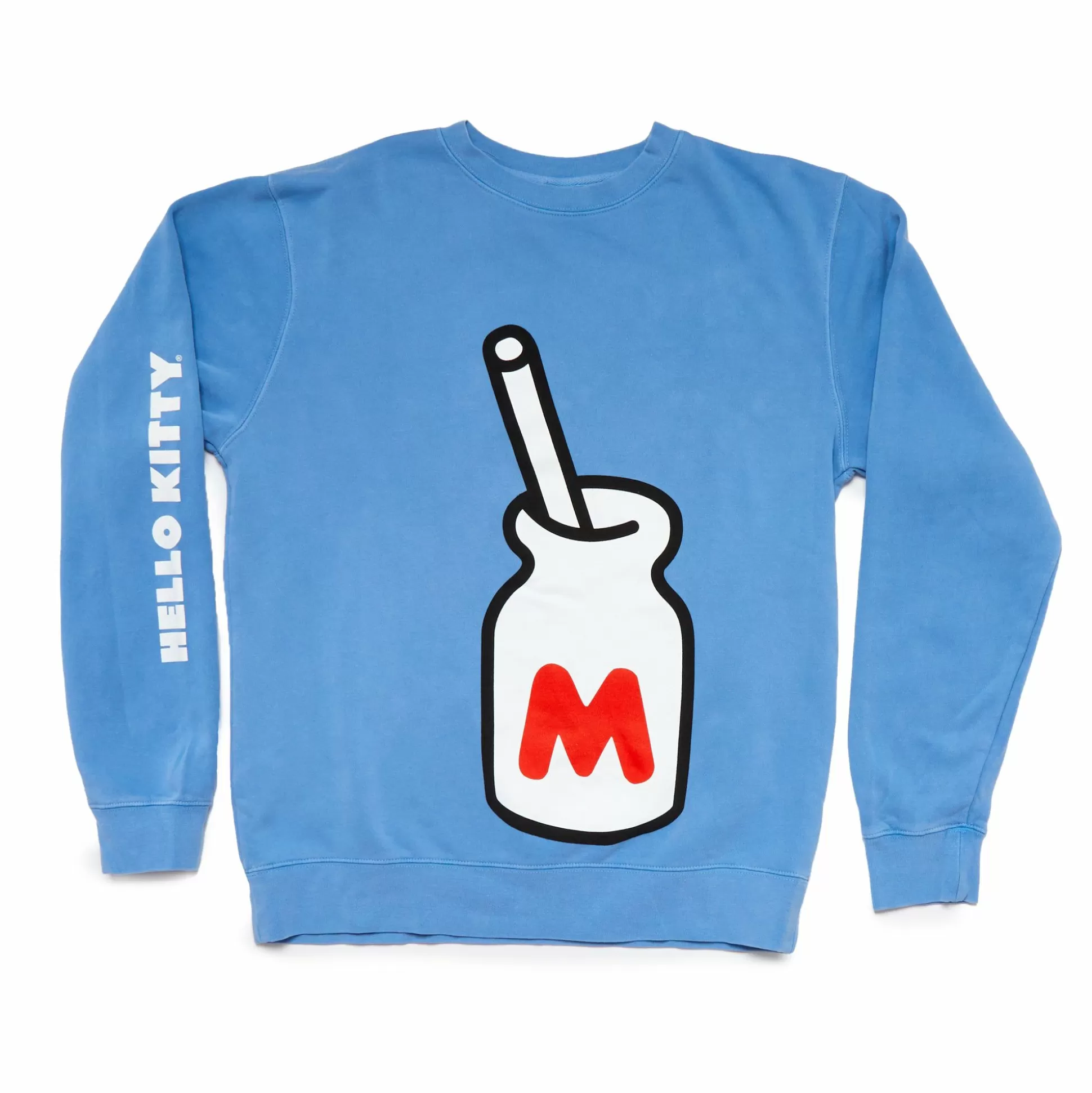 Hello Kitty And Friends Around The World Milk Bottle Sweatshirt (Medium)^JACK NADEL Outlet