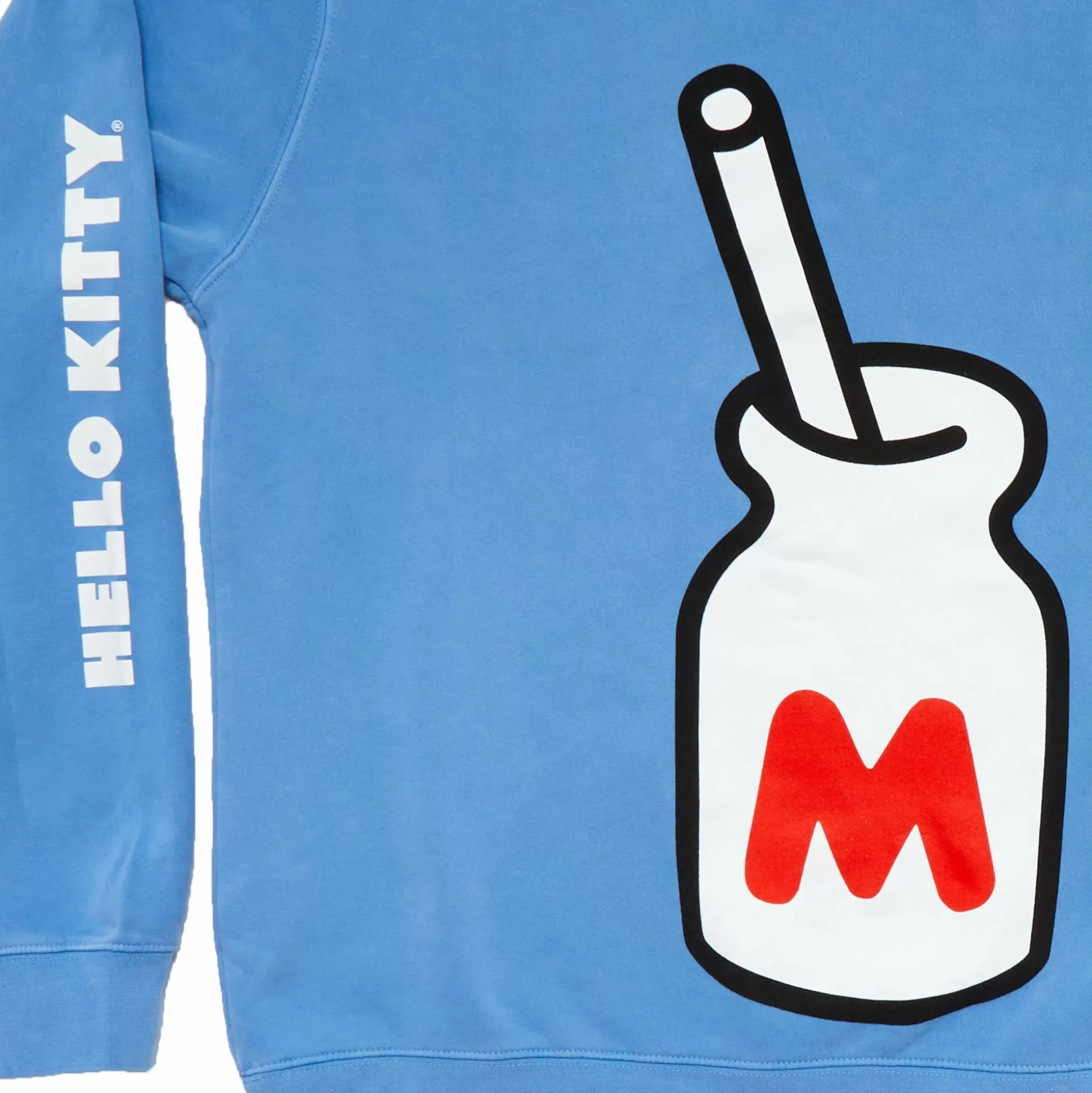 Hello Kitty And Friends Around The World Milk Bottle Sweatshirt (Medium)^JACK NADEL Outlet