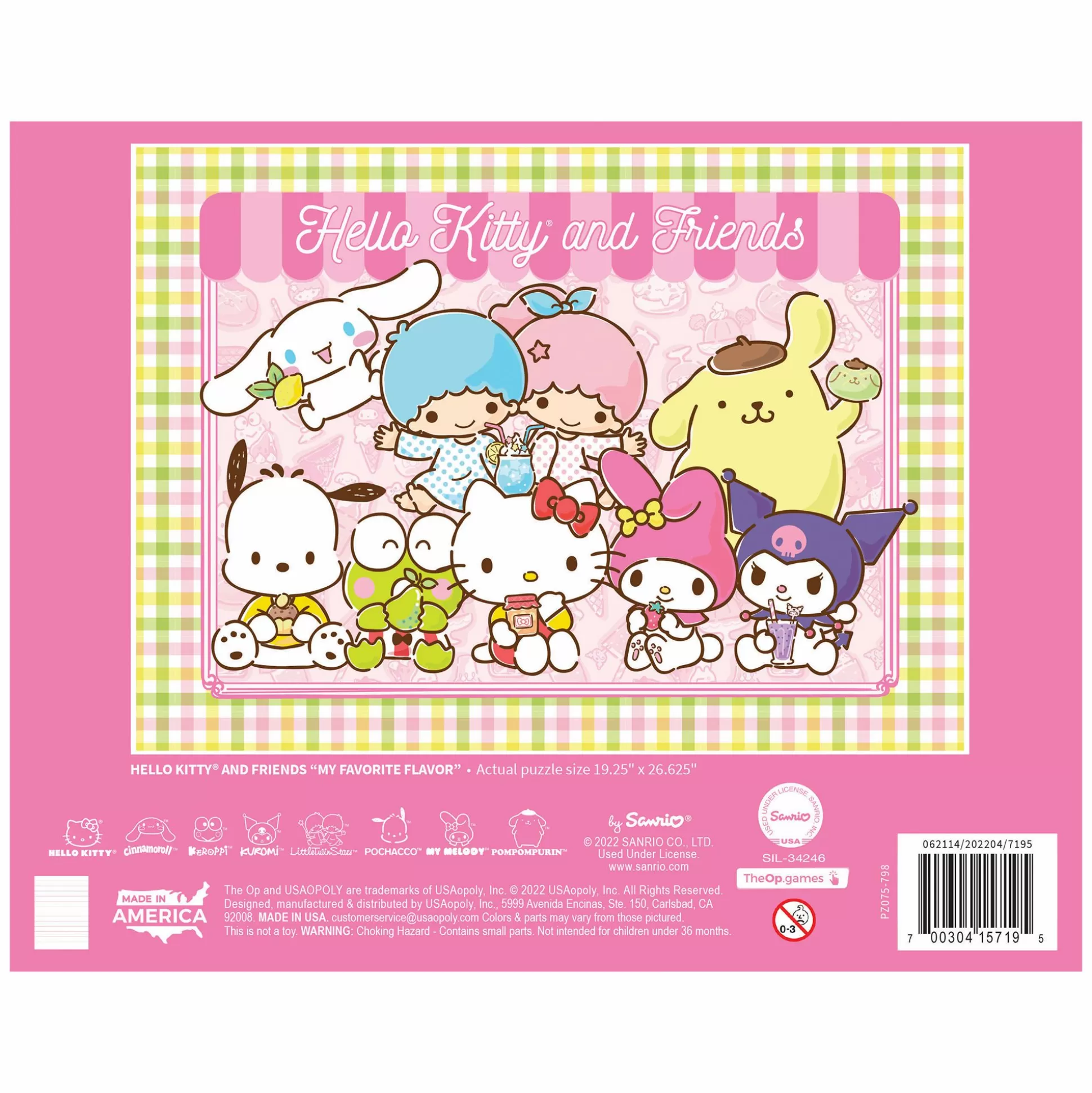 Hello Kitty And Friends My Favorite Flavor 1000-Pc Puzzle^USAopoly Inc Best