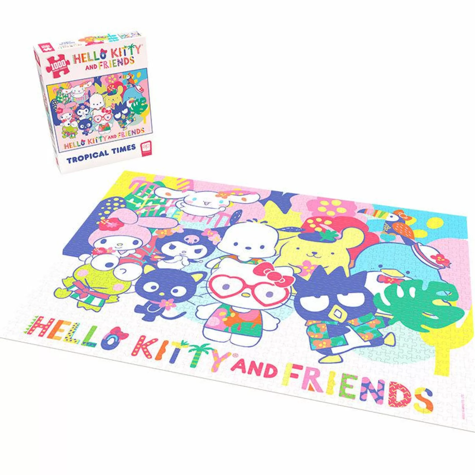 Hello Kitty And Friends Tropical Times 1000-Pc Puzzle^USAopoly Inc Fashion