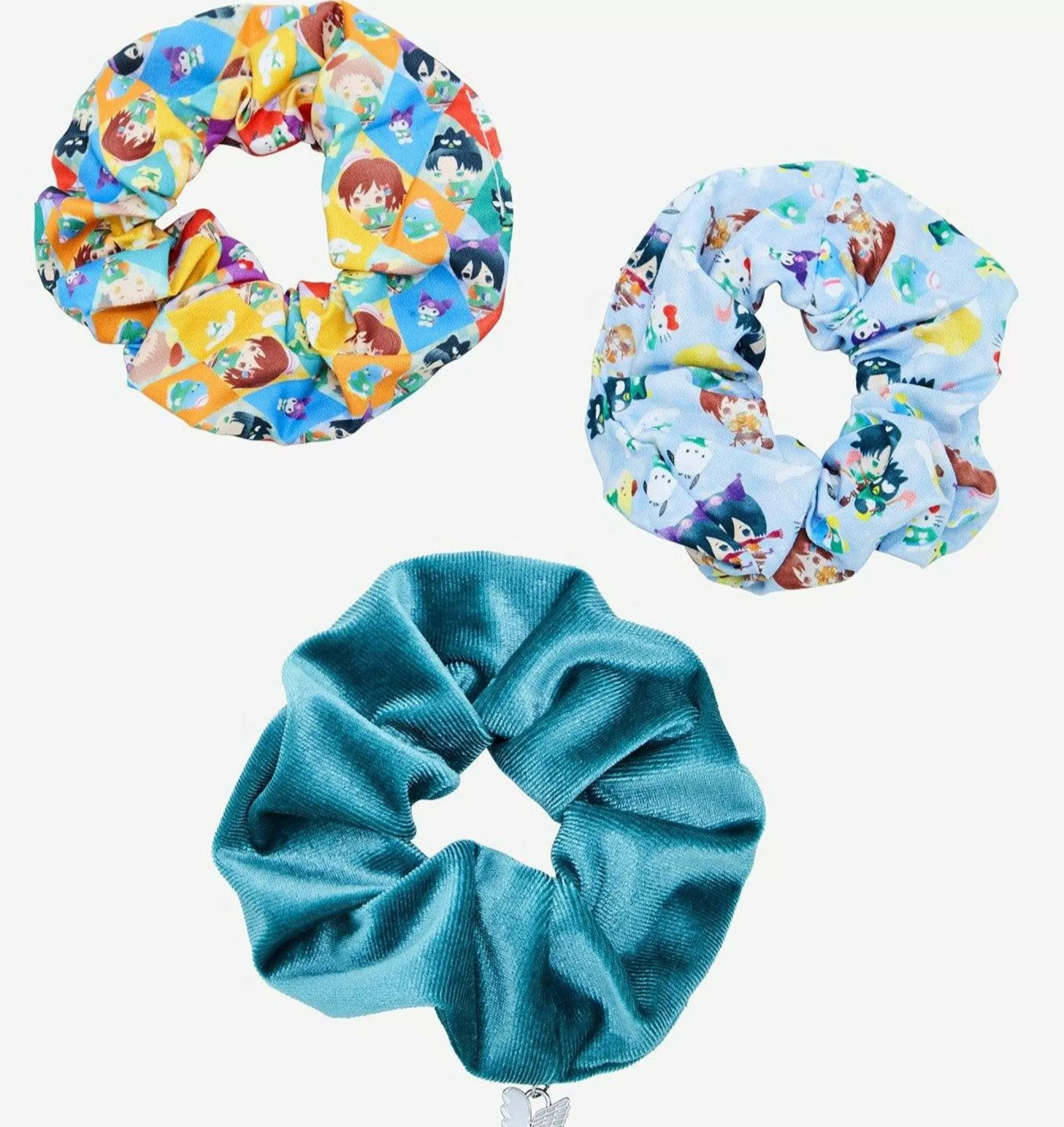 Hello Kitty And Friends X Attack On Titan 3-Piece Scrunchie Set^BIOWORLD Best Sale