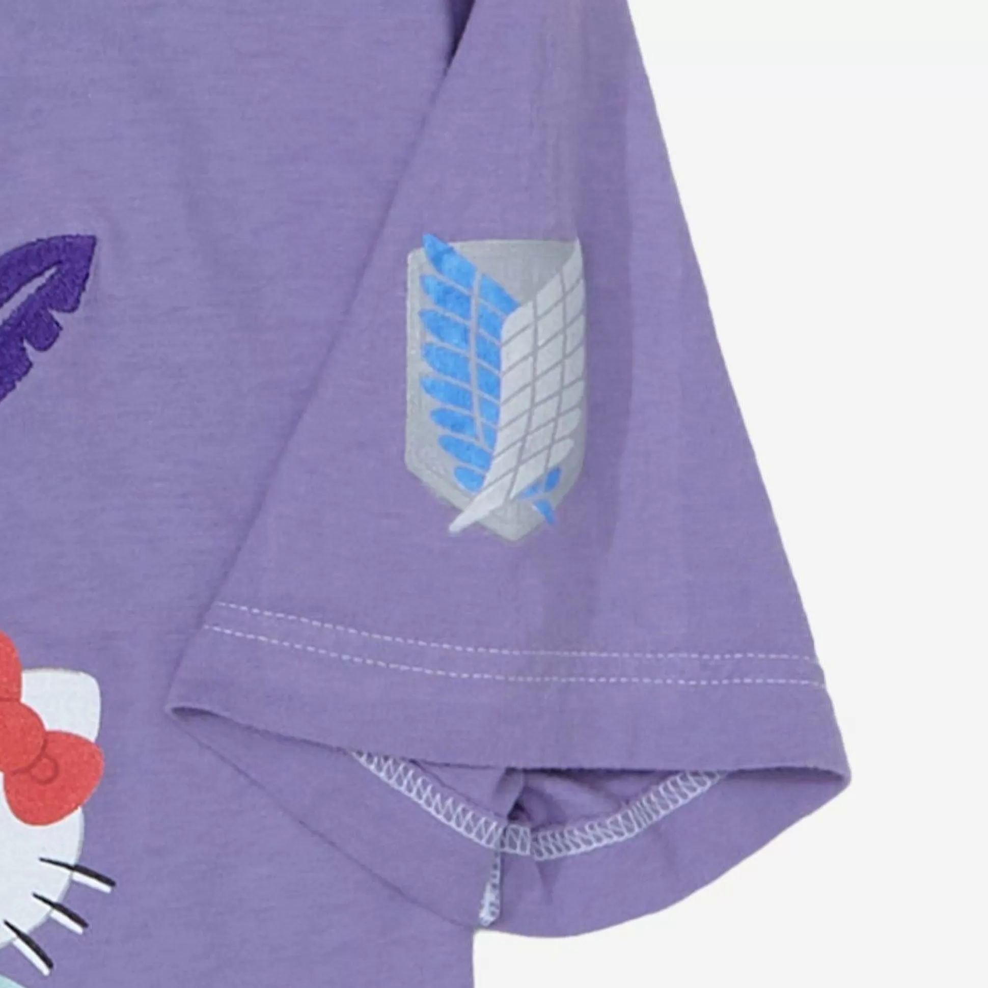 Hello Kitty And Friends X Attack On Titan Hello Kitty & Erwin Tee^BIOWORLD Store