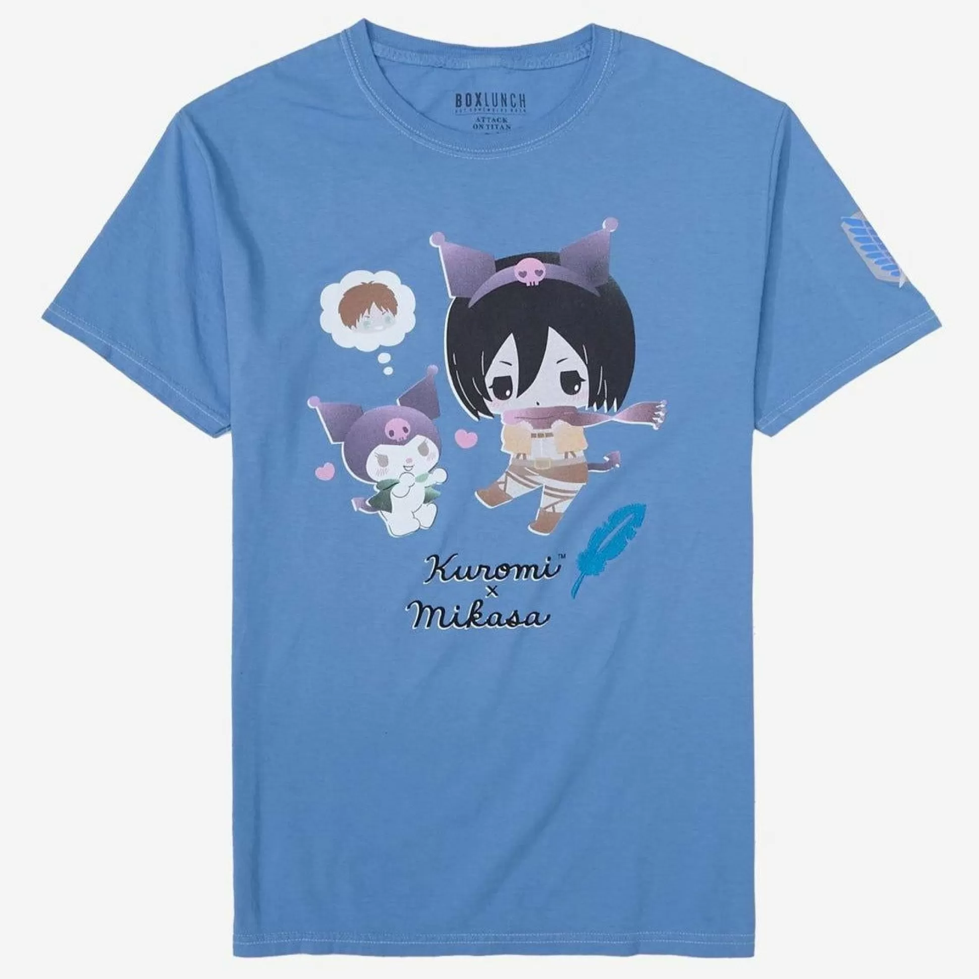 Hello Kitty And Friends X Attack On Titan Kuromi & Mikasa Tee^BIOWORLD Discount