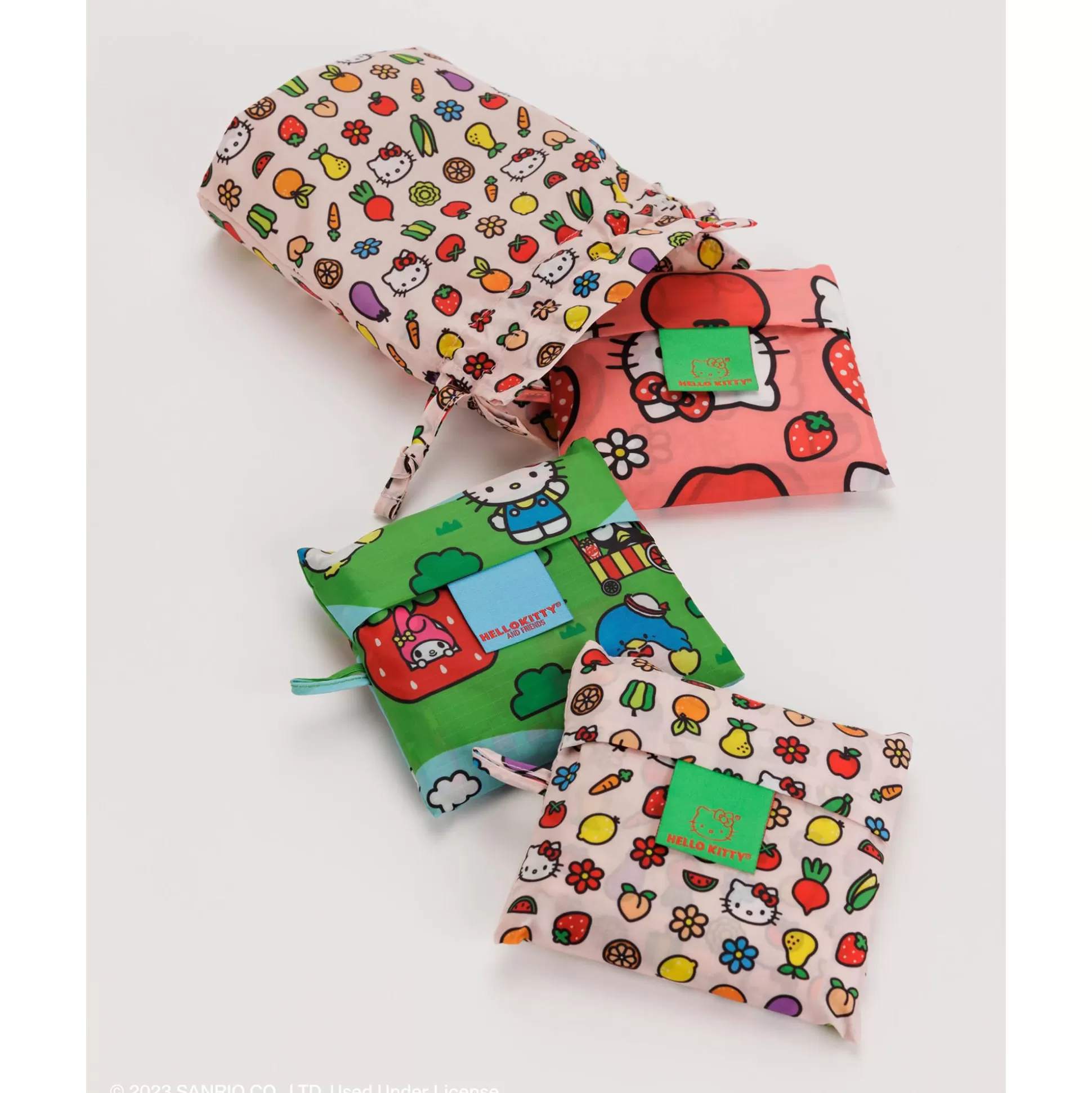 Hello Kitty And Friends X Baggu Standard Bags Set (Apples + Icons + Friends)^Baggu Corporation Online