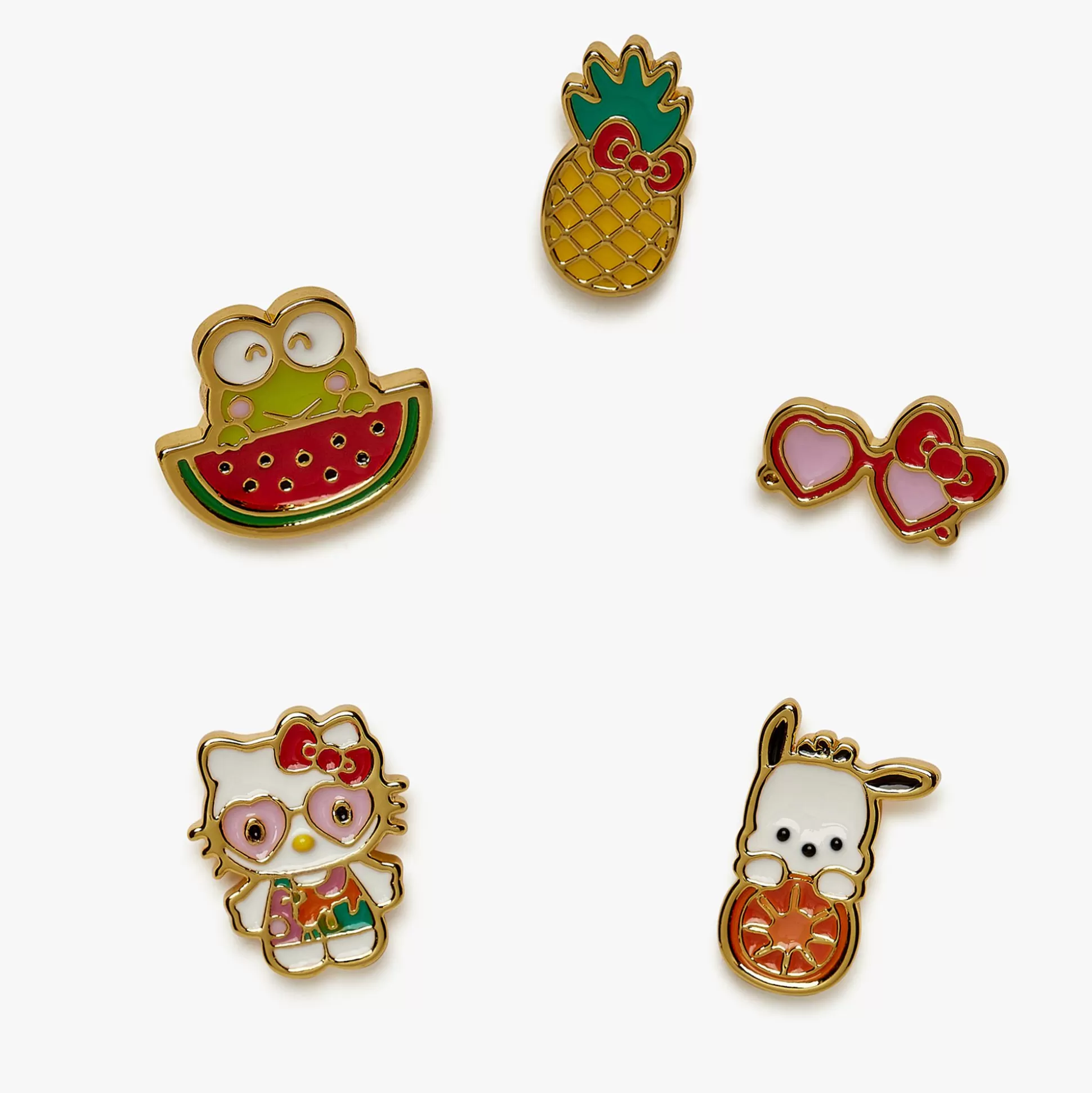 Hello Kitty And Friends X Pura Vida Tropical Mix-N-Match Stud Earring Pack^Pura Vida (Creative Genius) Clearance
