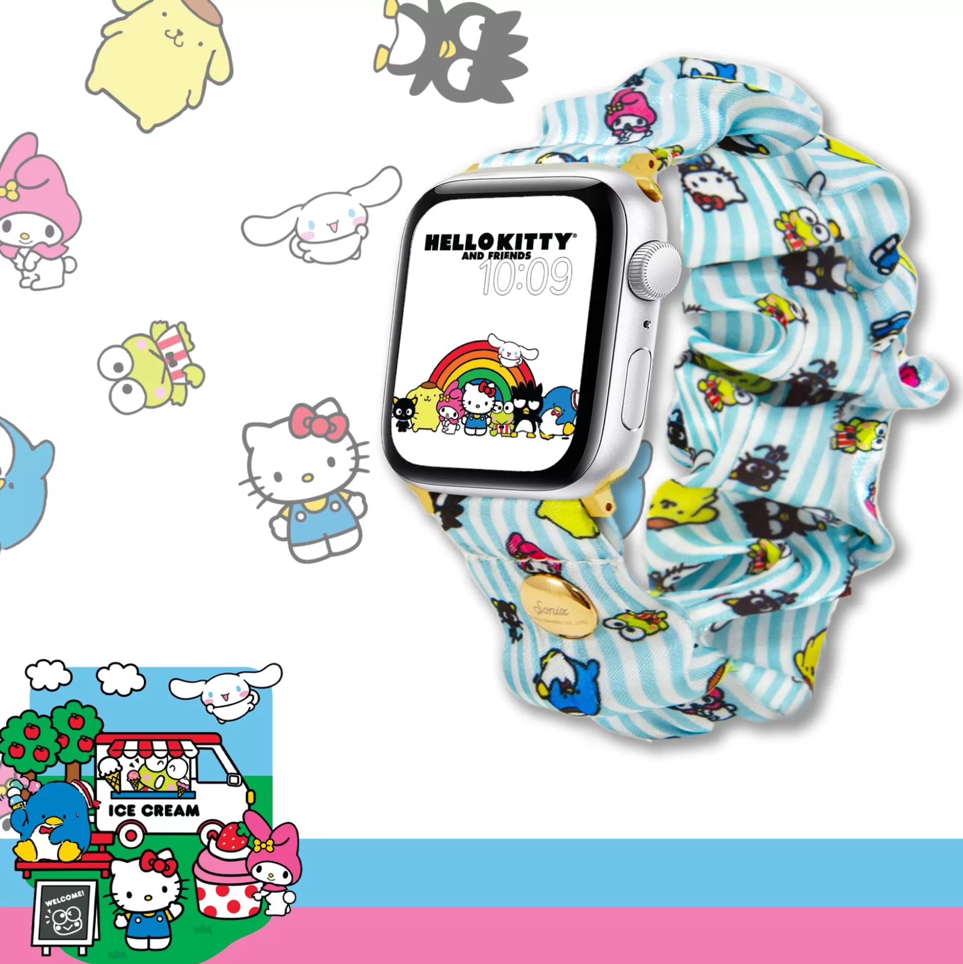 Hello Kitty And Friends X Sonix Scrunchie Apple Watch Band^BySonix Inc. Best Sale