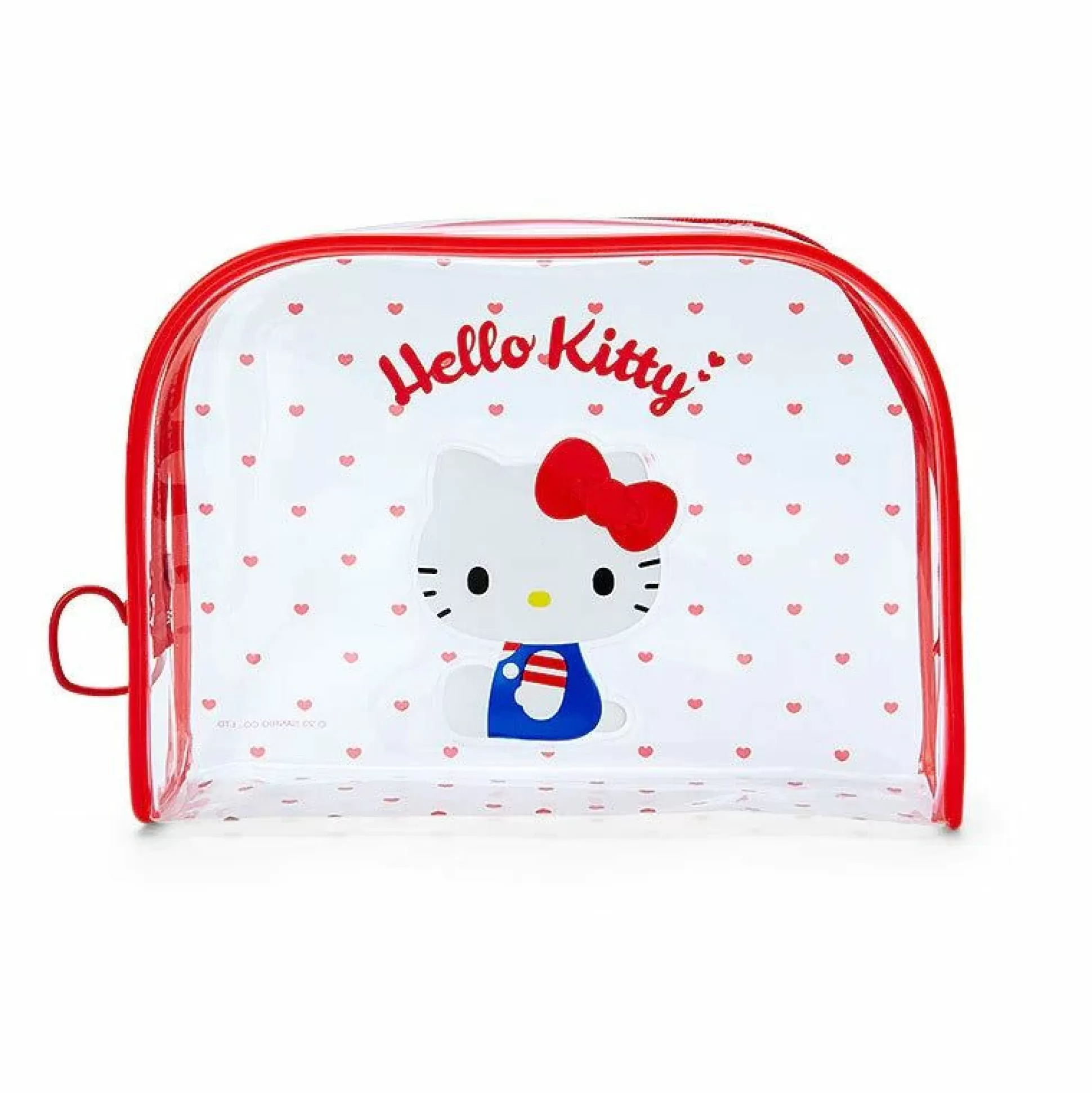 Hello Kitty Clear Hearts Zipper Pouch^Japan Original Store