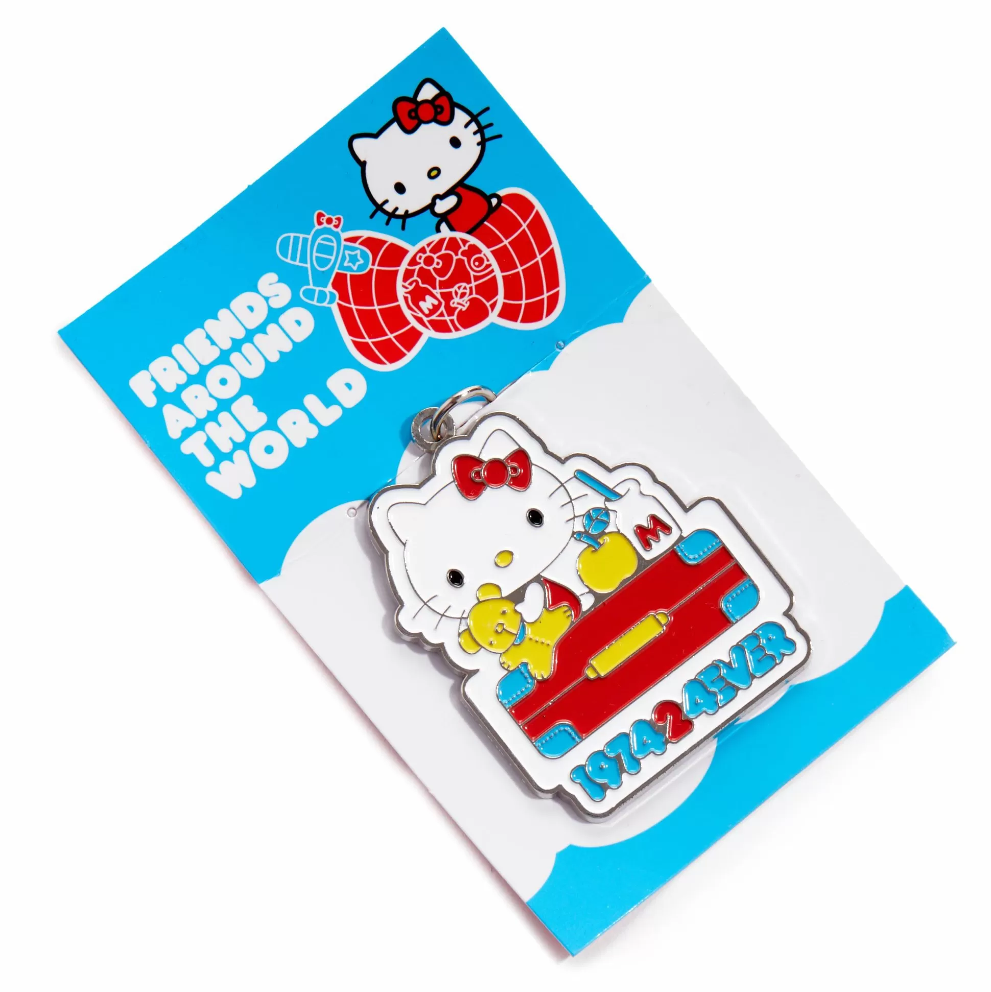 Hello Kitty Friends Around The World 45Th Anniversary Enamel Keychain^JACK NADEL Best Sale