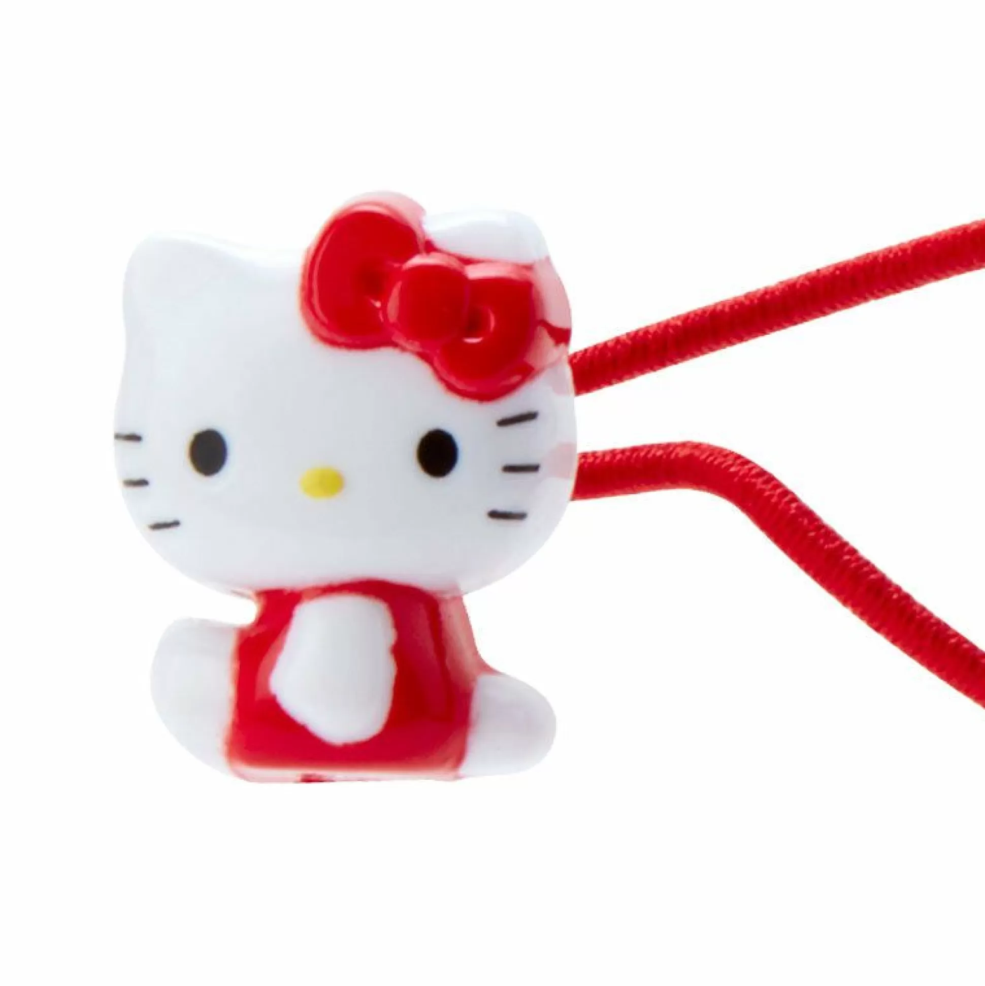 Hello Kitty Holo Heart Red Hair Tie^Japan Original Cheap