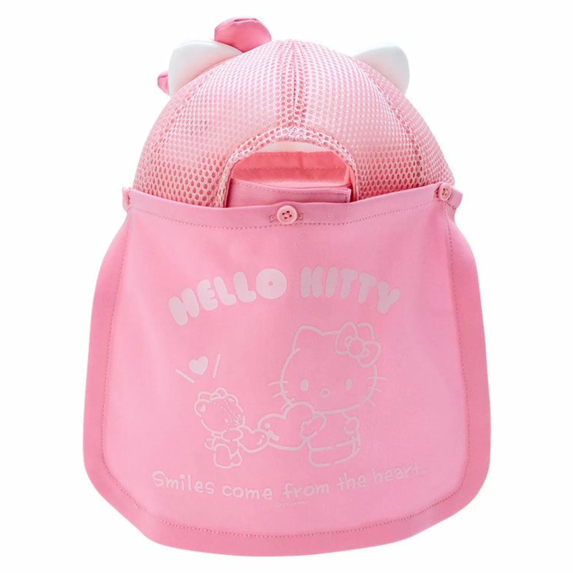 Hello Kitty Kids Sunshade Mesh Cap^Japan Original New