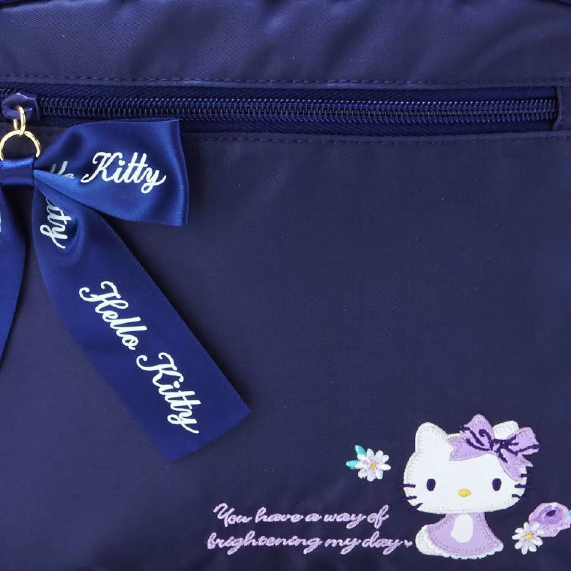 Hello Kitty Kids Sweet Ribbon Backpack (Navy)^Japan Original Fashion