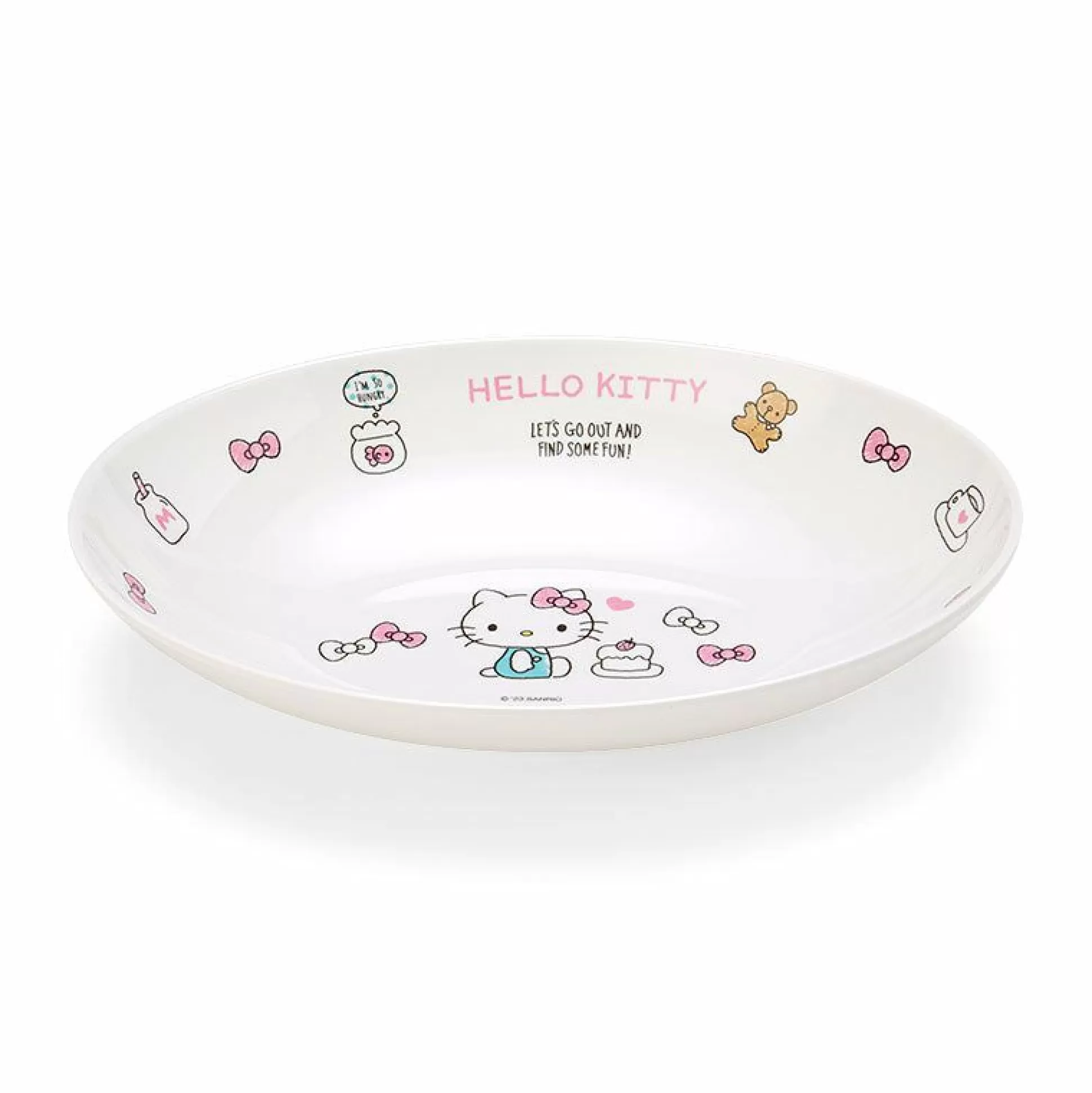 Hello Kitty Oval Melamine Plate^Japan Original Shop