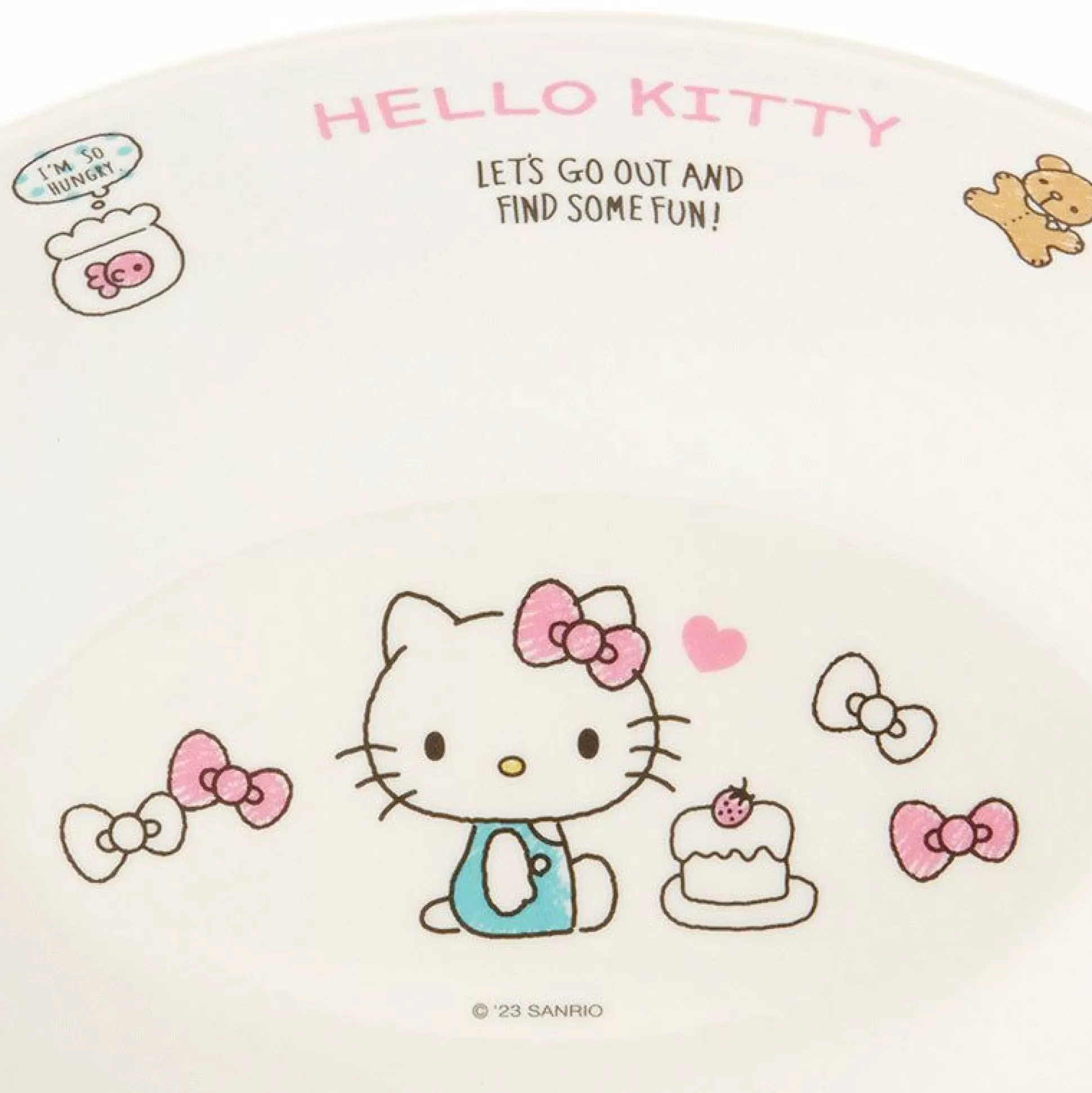 Hello Kitty Oval Melamine Plate^Japan Original Shop