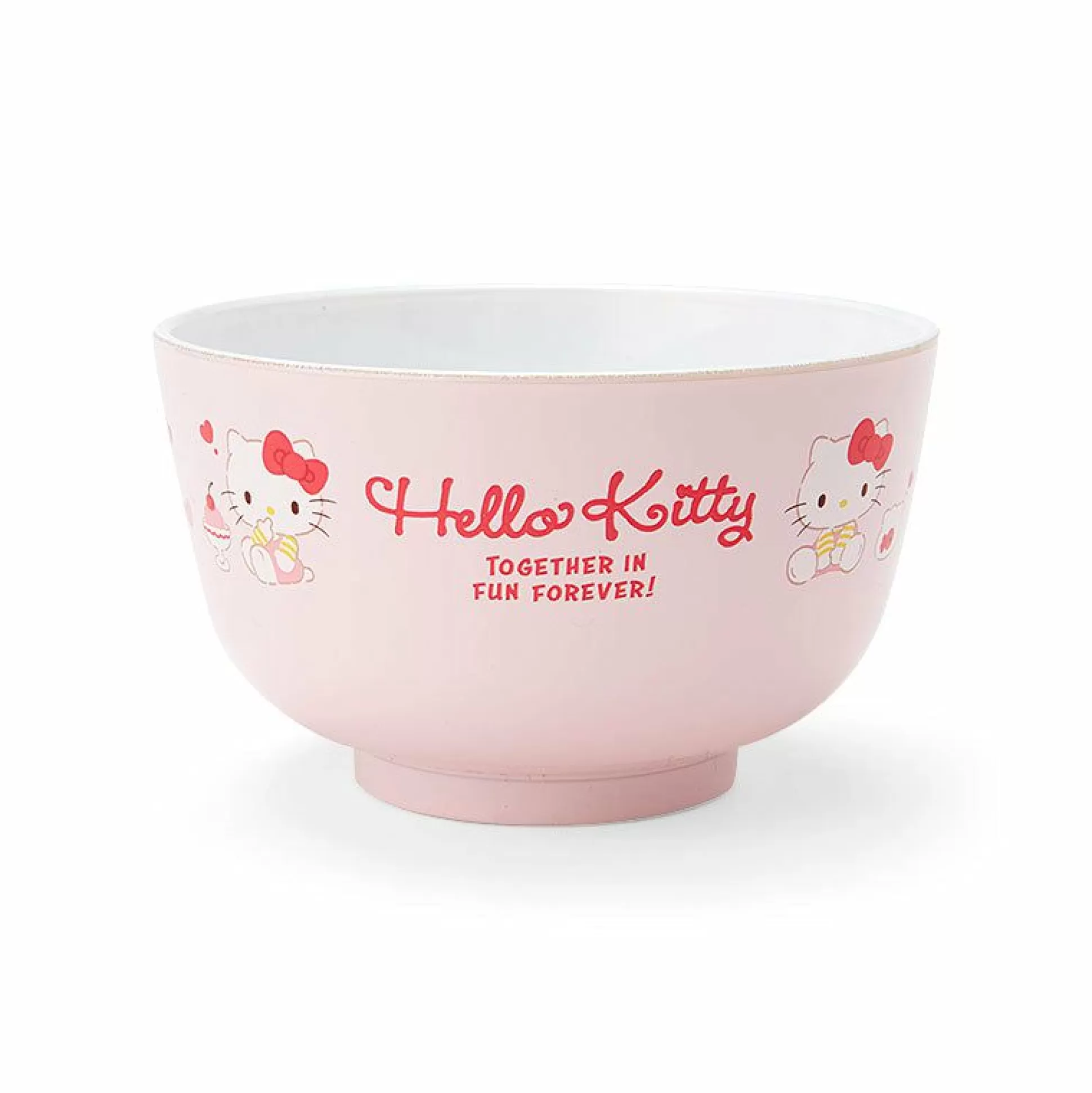 Hello Kitty Plastic Soup Bowl^Japan Original Flash Sale