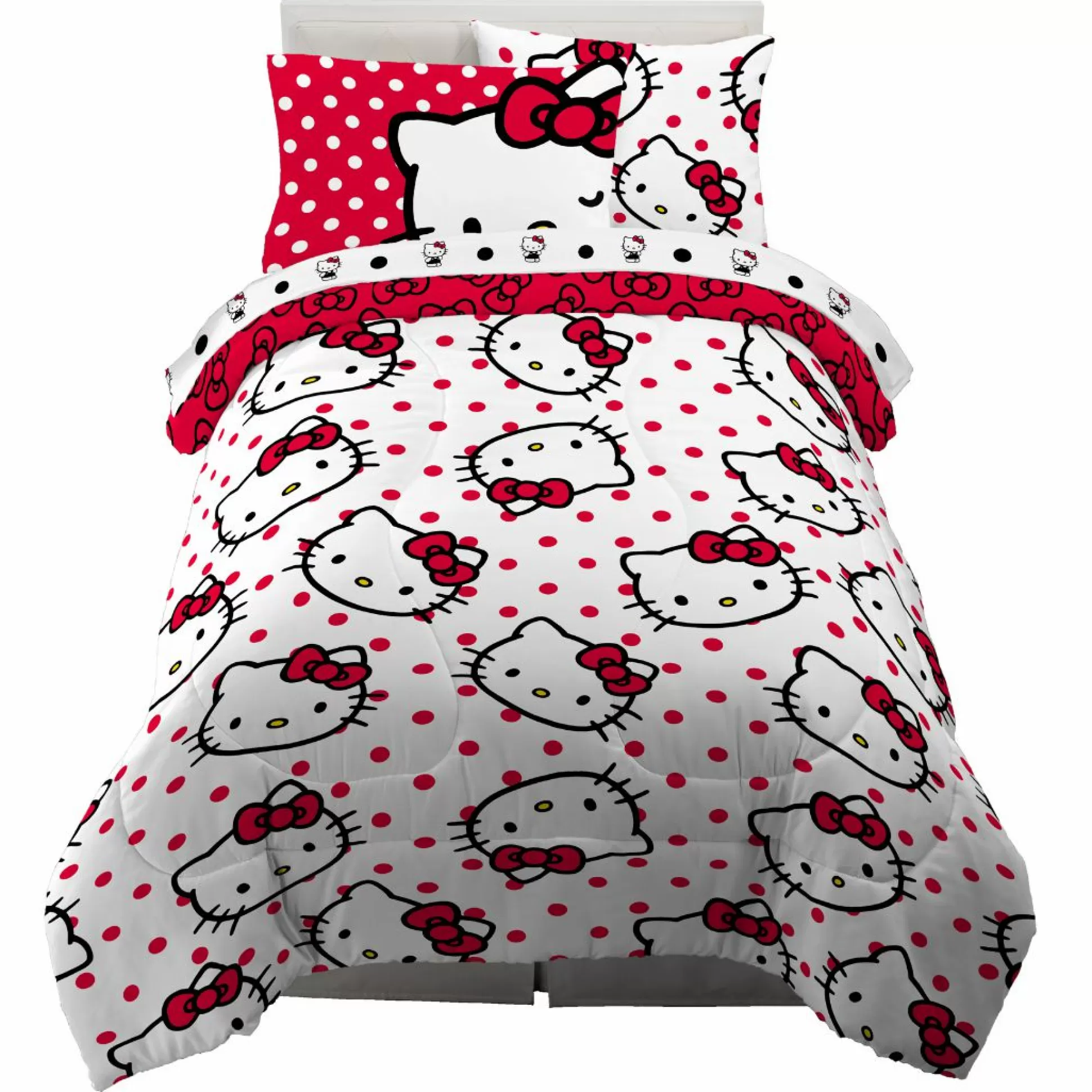 Hello Kitty Polka Dot Party Bedding Set^Franco Manufacturing Co Inc Clearance