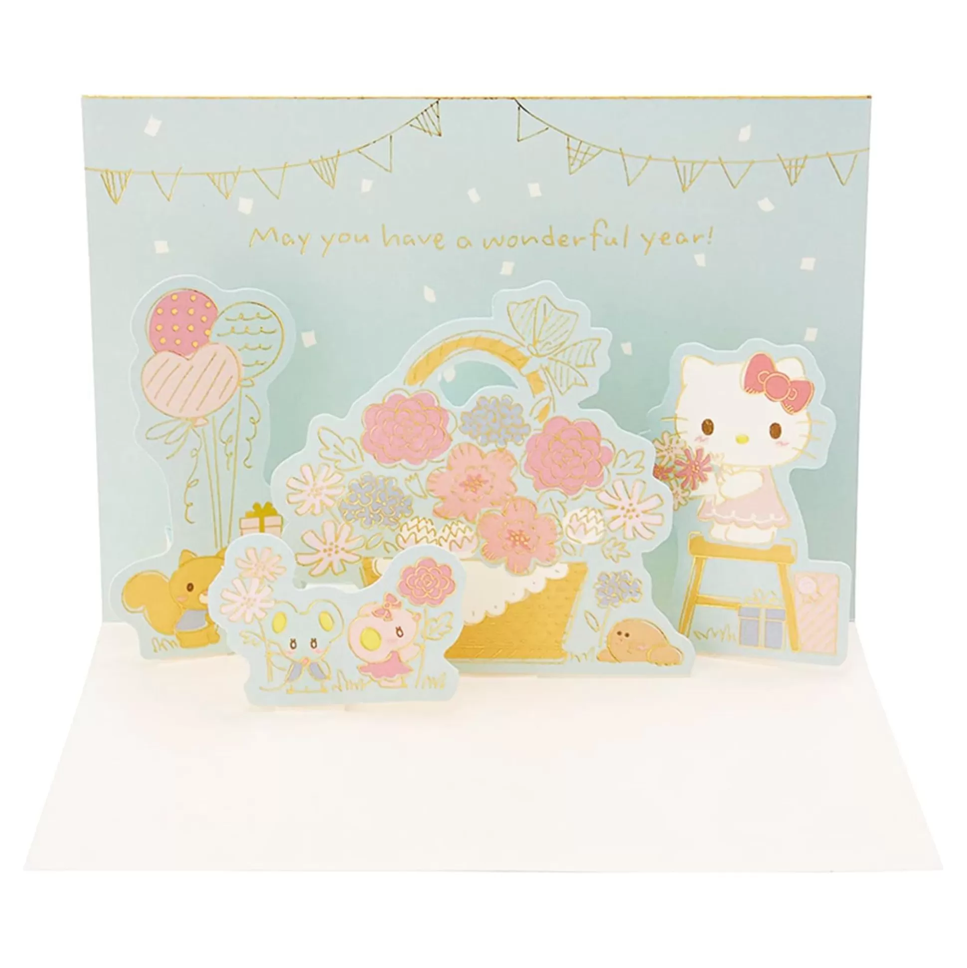 Hello Kitty Pop-Up Birthday Greeting Card^Japan Original Flash Sale